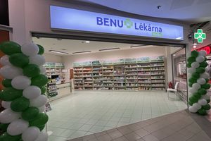 Firemní grafika BENU lékárna