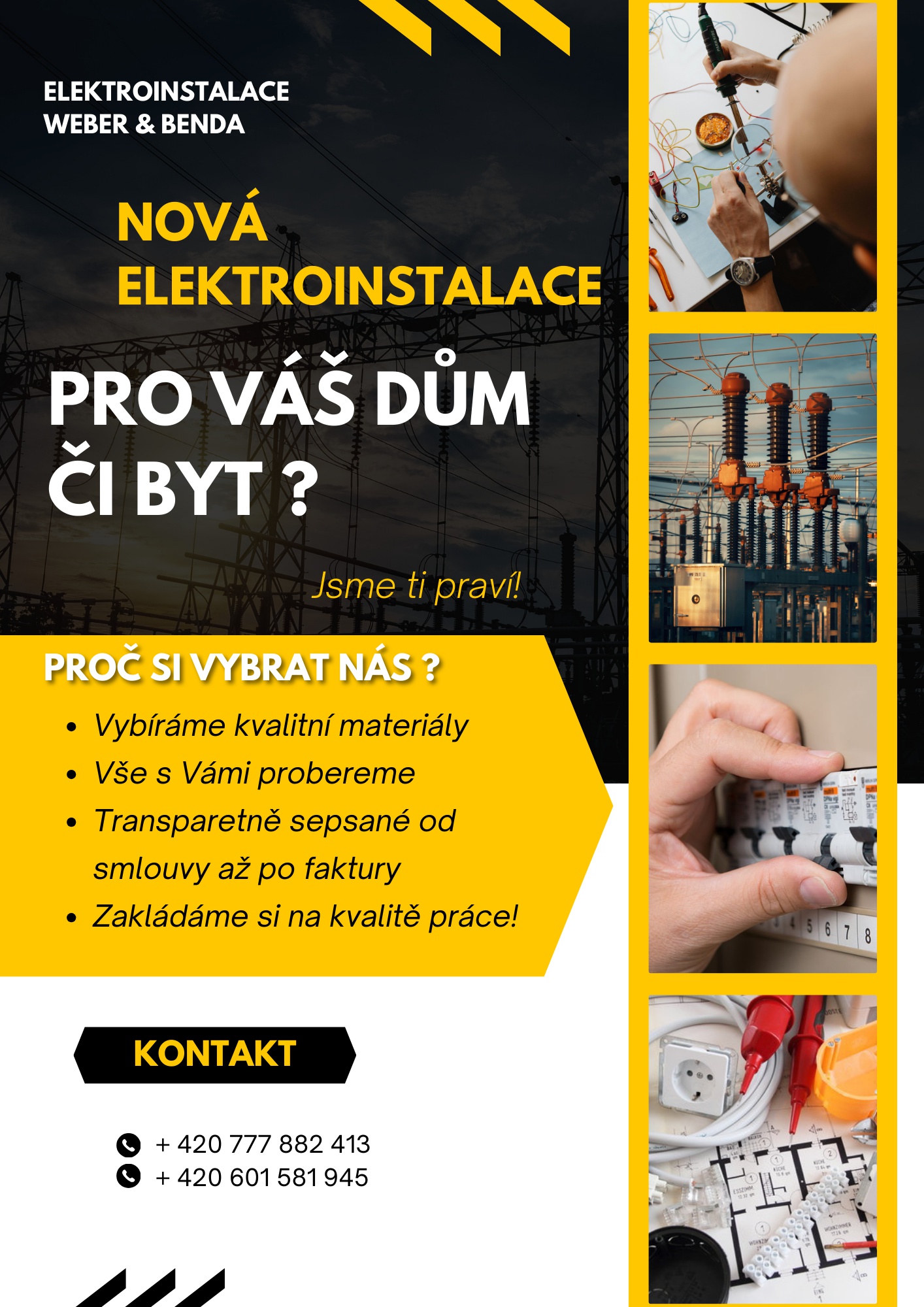 Weber & Benda elektroinstalace foto 3