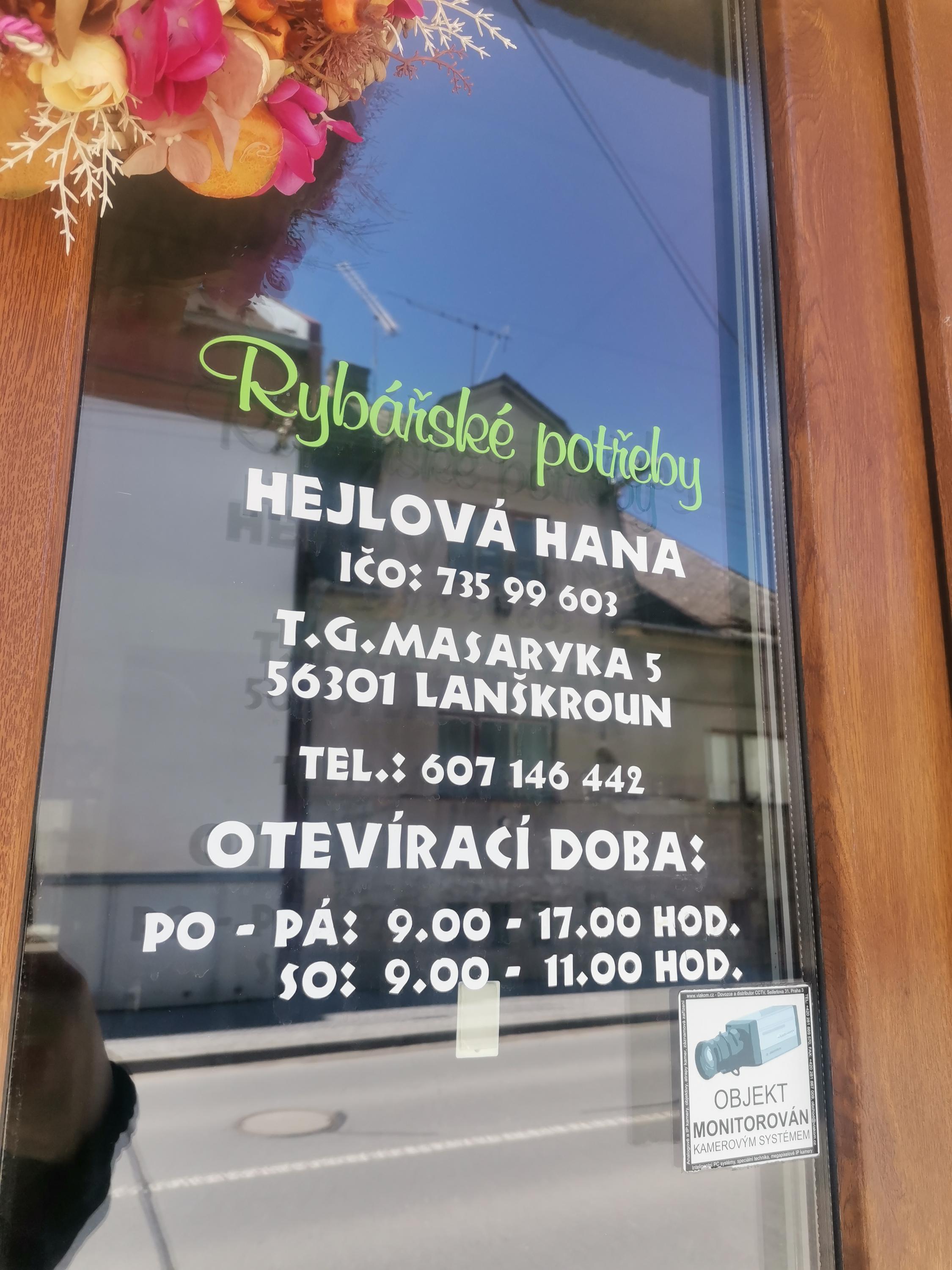 Rybářské potřeby Hana Hejlová foto 2