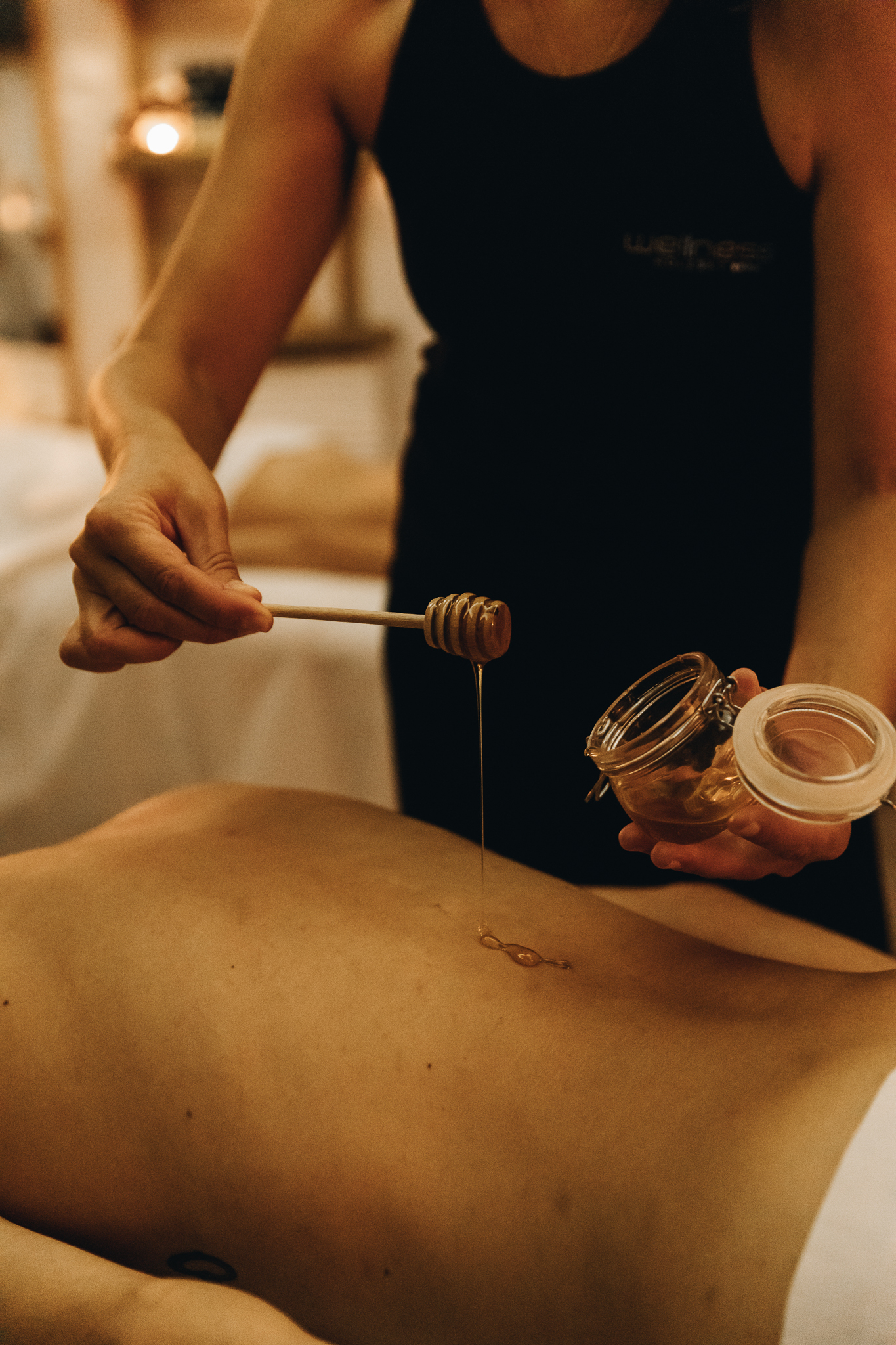 Medová detoxikační masáž