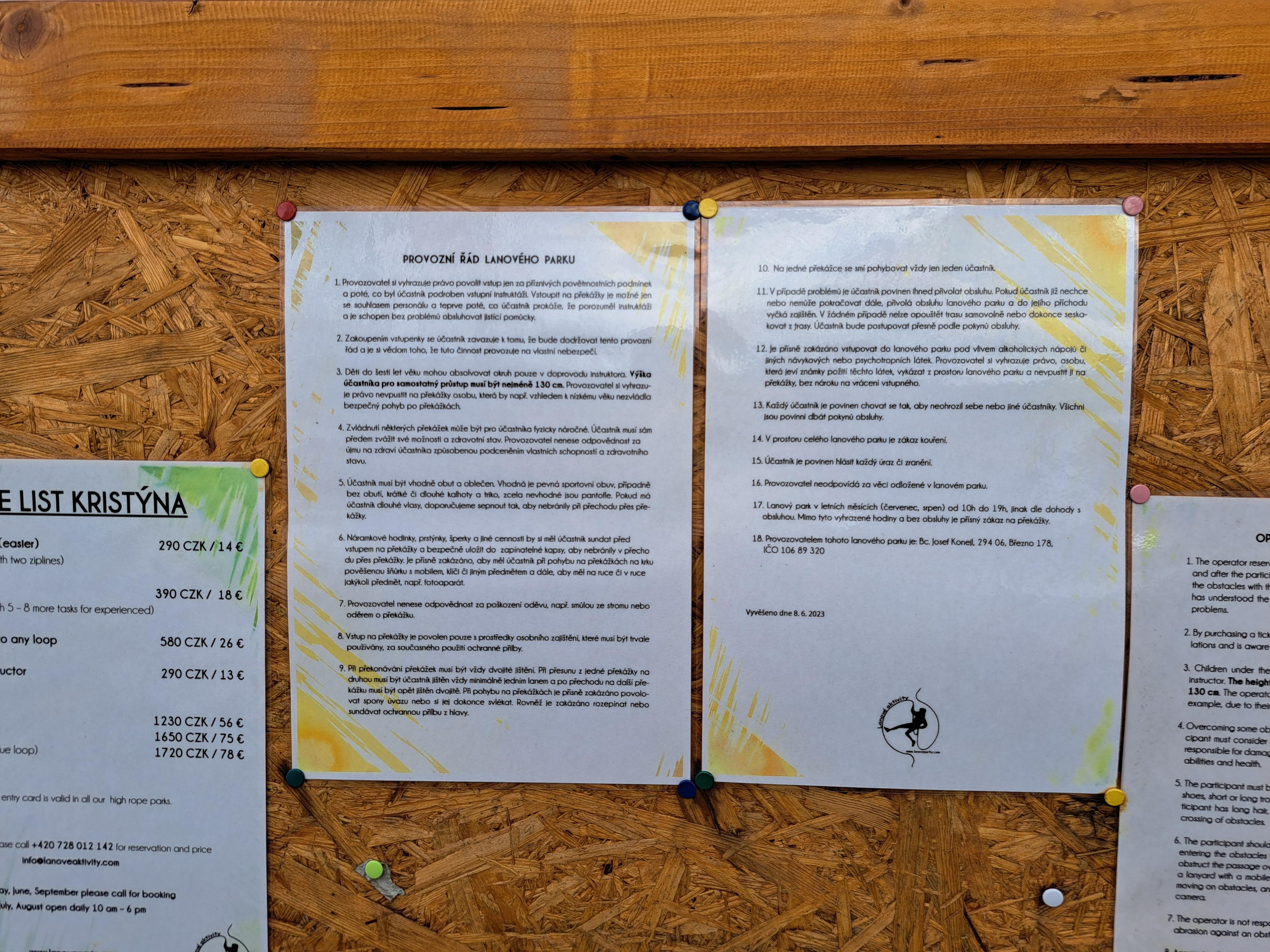 Lanový park Kristýna foto 5