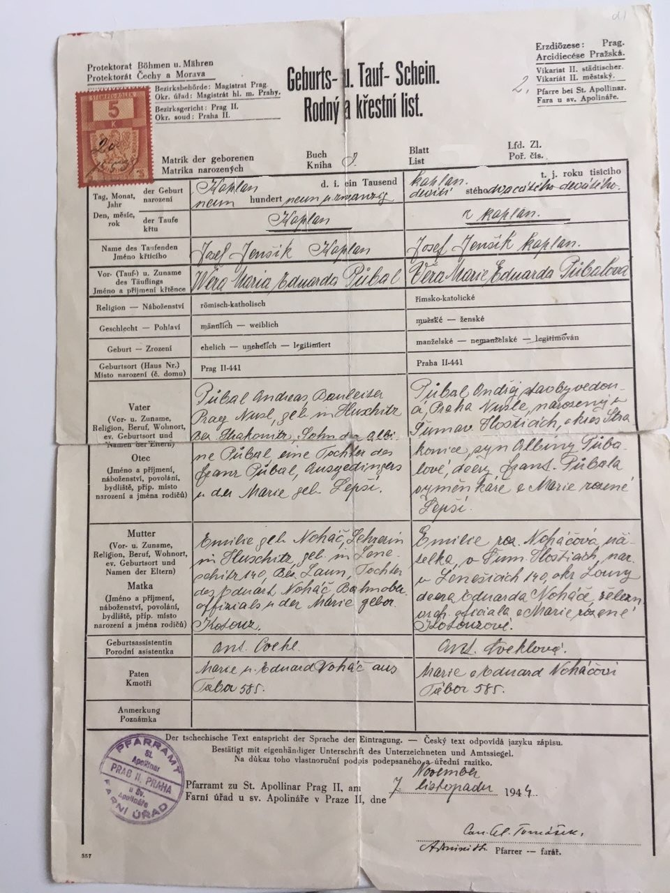 Rodokmeny Levně foto 2