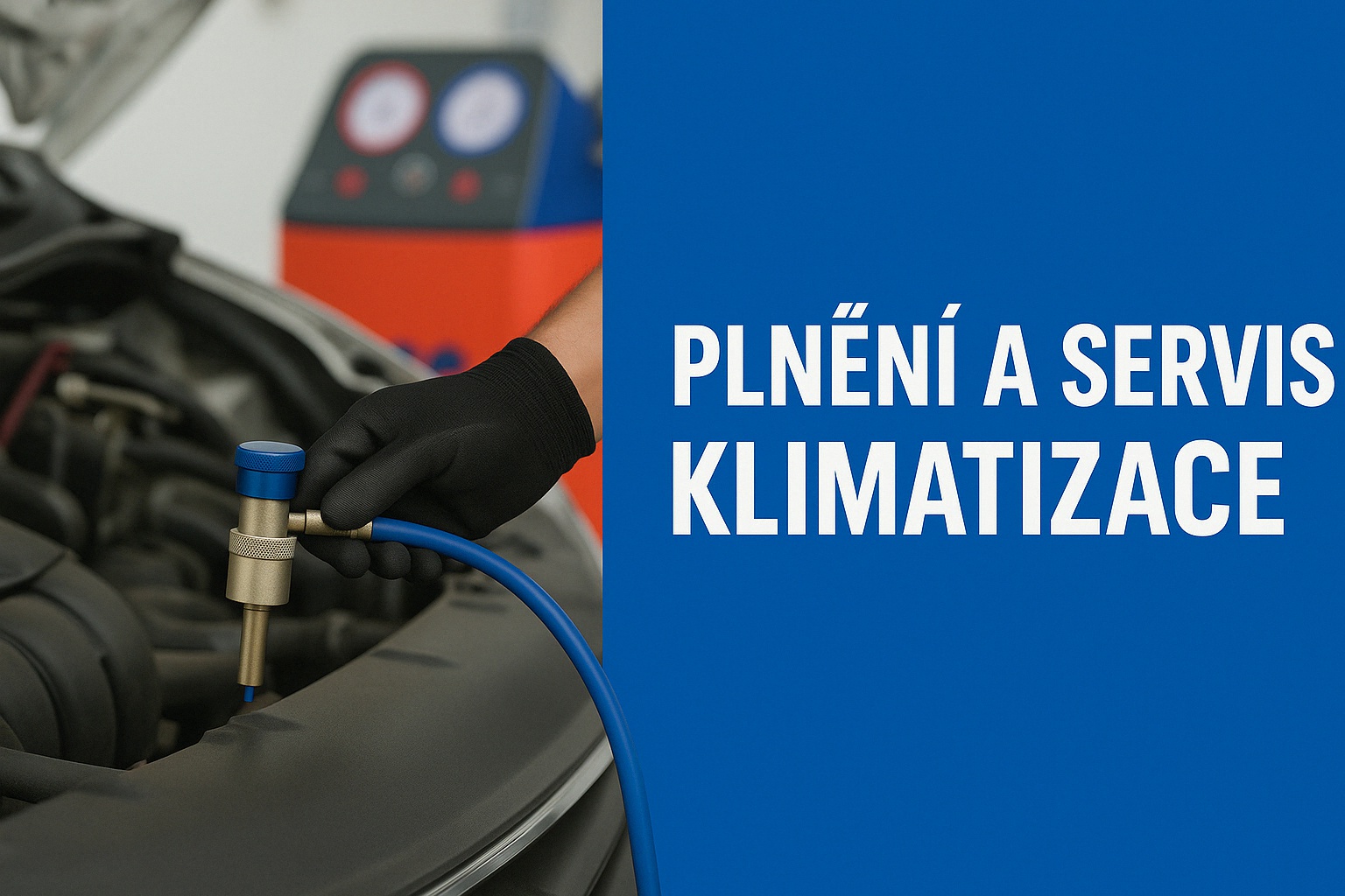 Plnění a servis klimatizace