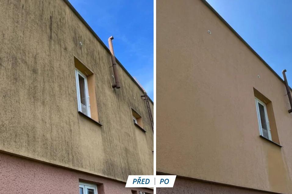 Čištění fasád nanotechnologií