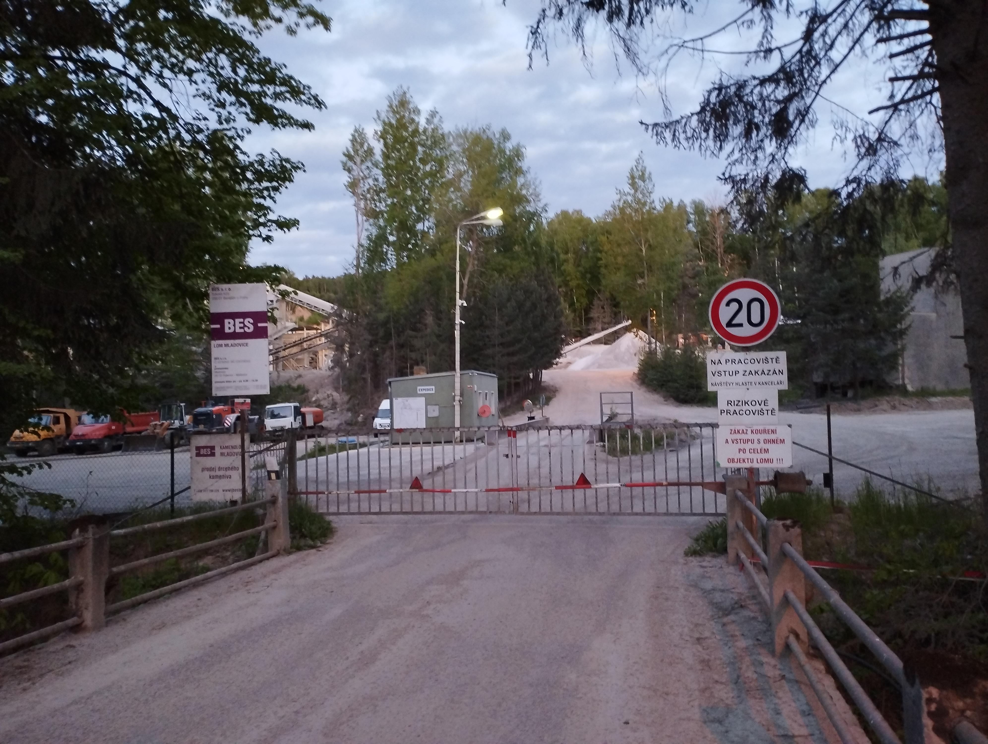 BES s.r.o. - kamenolom Mladovice