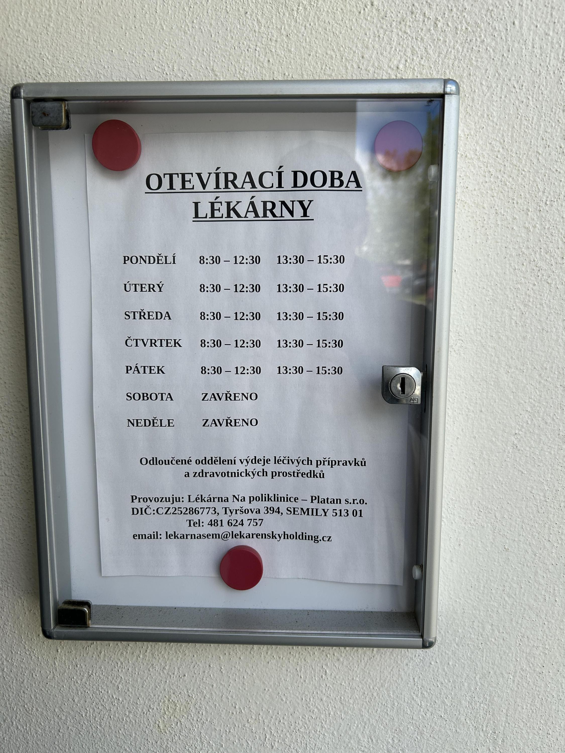 OOVL - L Lékárna Na Poliklinice - Platan s.r.o. foto 2
