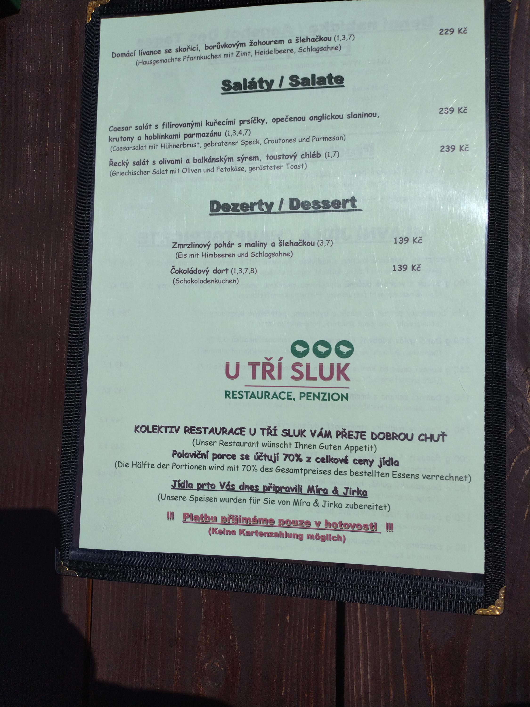 Restaurace U tří sluk foto 5