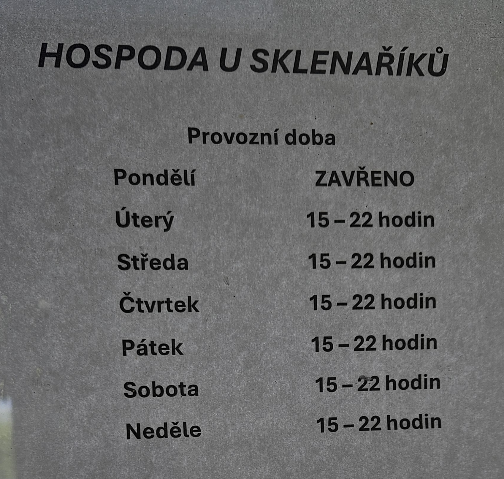 Hospoda U Sklenaříků foto 3