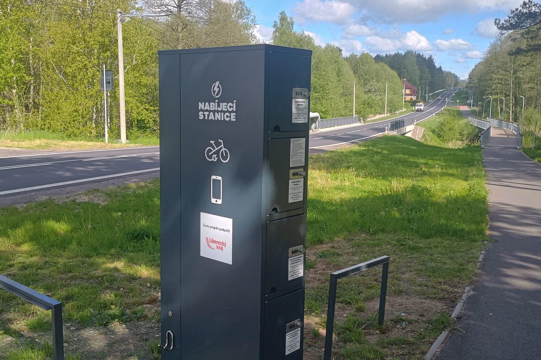 Nabíjecí stanice pro elektrokola Ralsko