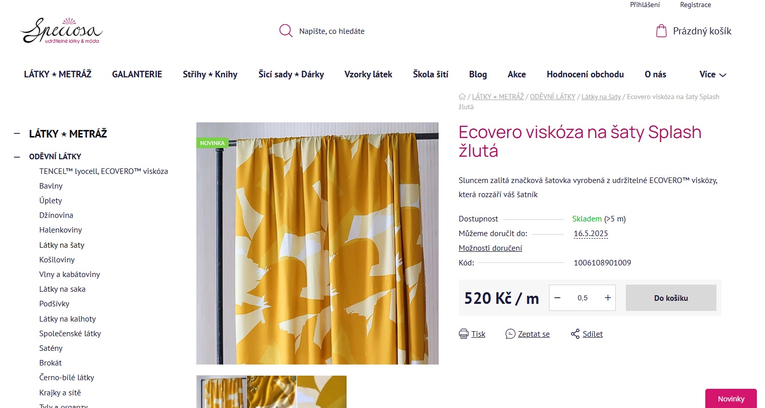 Eko látky a galanterie | Speciosa.eu foto 2