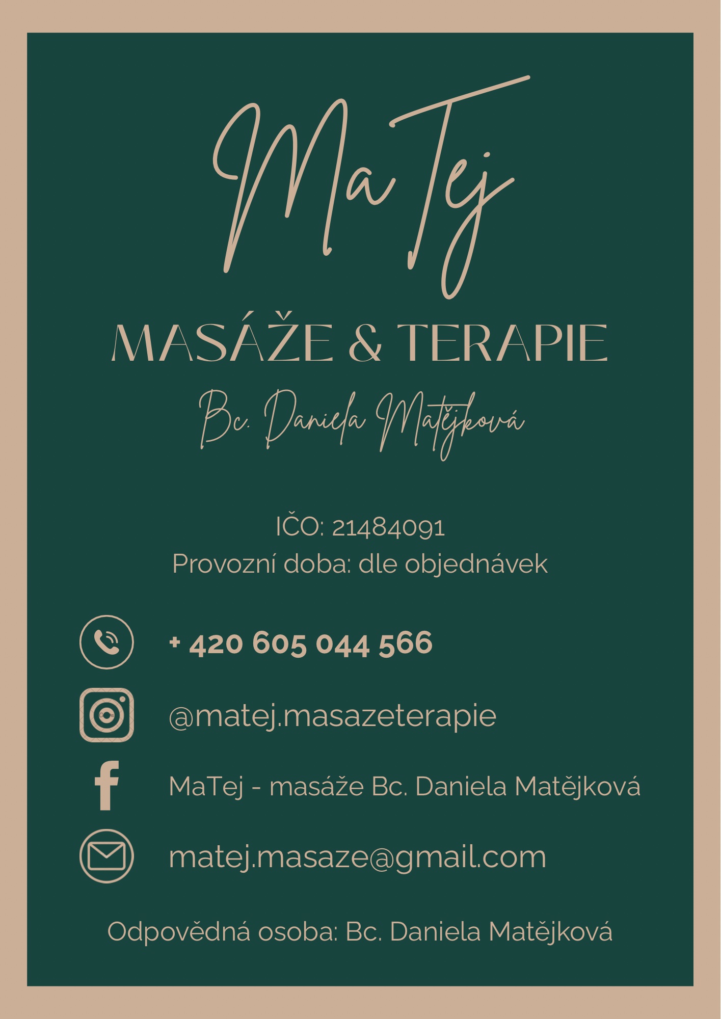 MaTej - masáže & terapie | Bc. Daniela Matějková foto 3