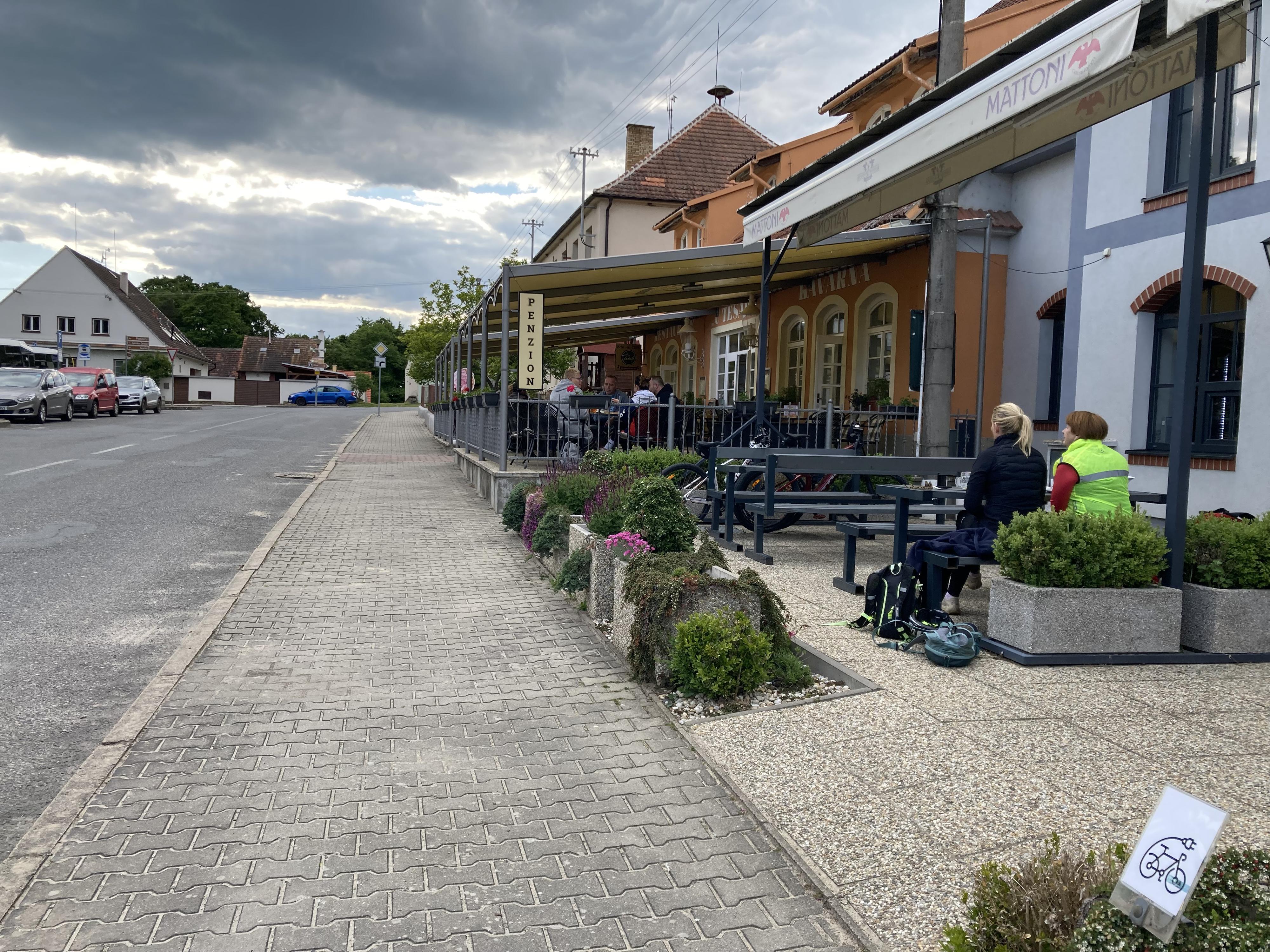 Nabíjecí stanice pro elektrokola - Hasičský pivovar Bítov
