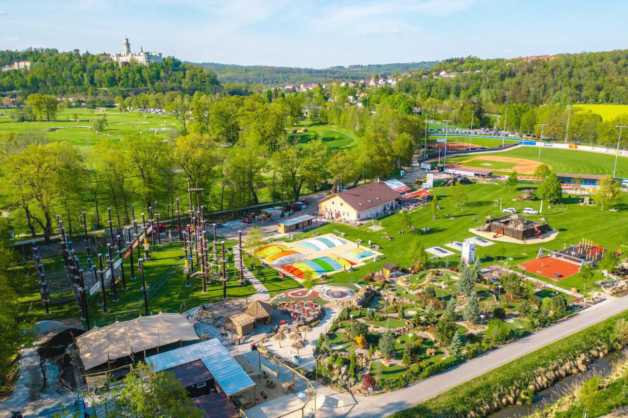 Sportovně relaxační areál Hluboká nad Vltavou