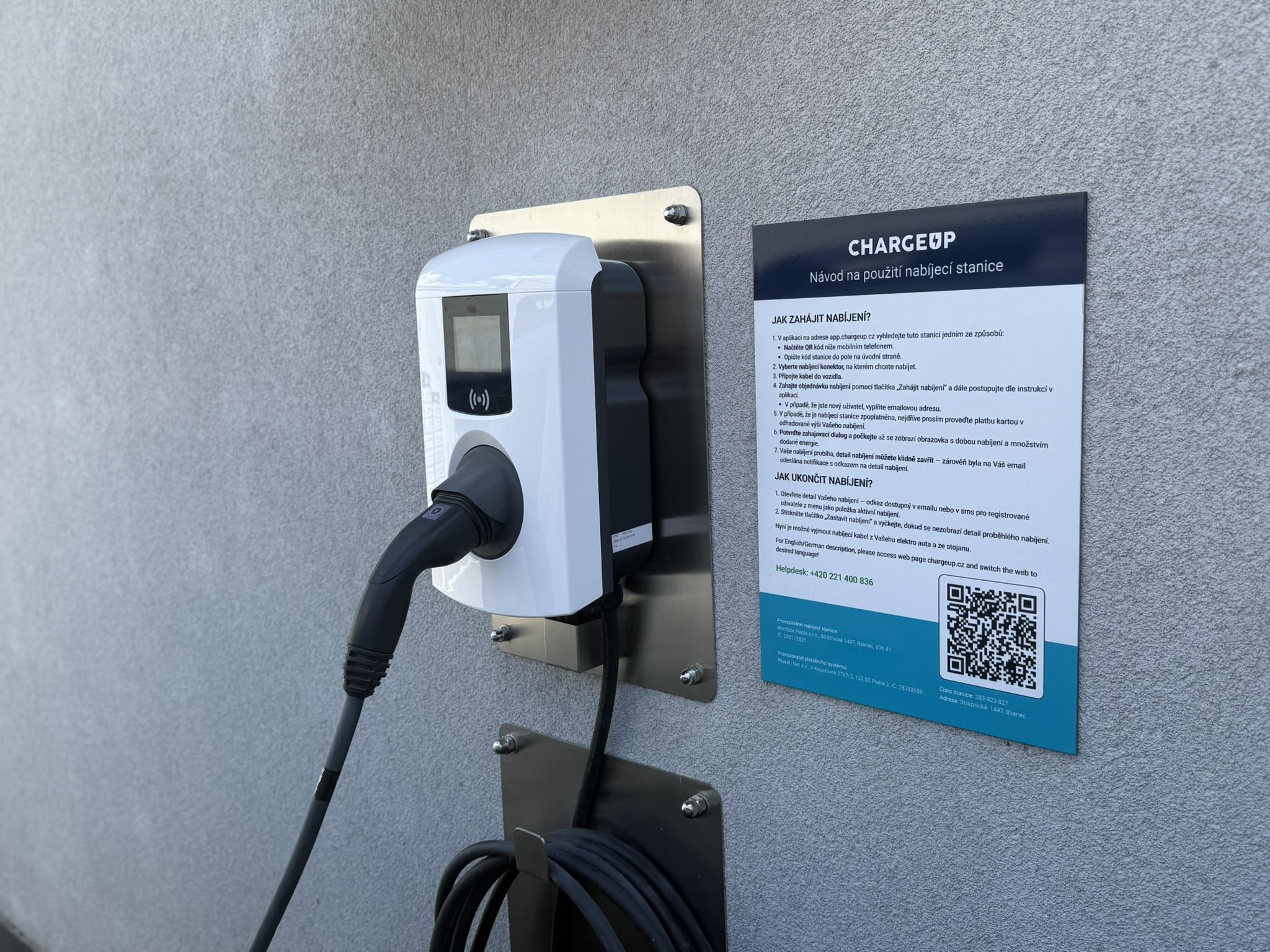 Dobíjecí stanice pro elektromobily