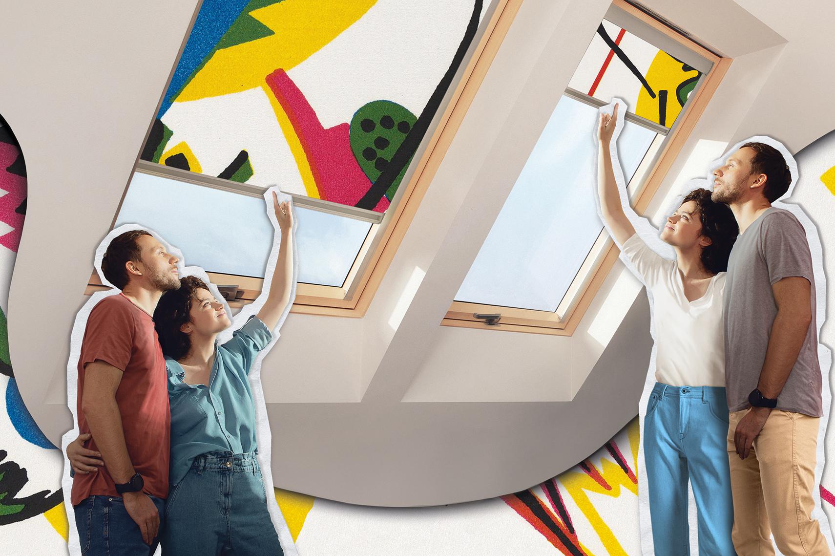 Okna a rolety stvořeny od srdce