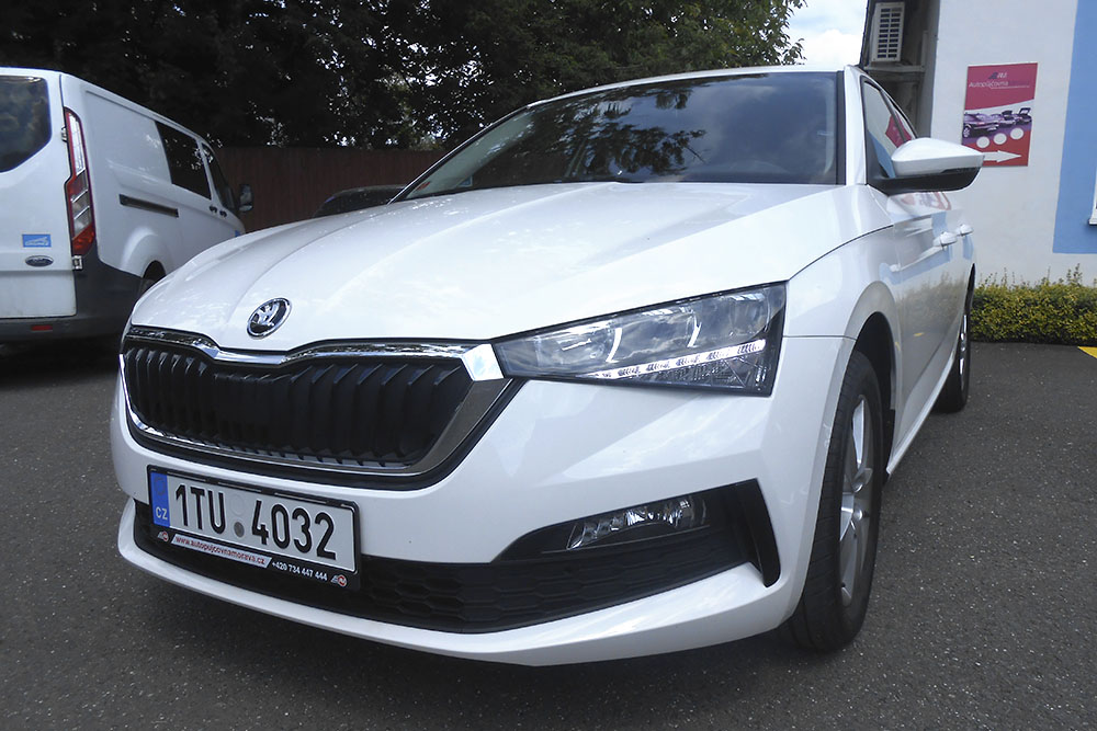 Pronájem vozu Škoda Scala s manuálem