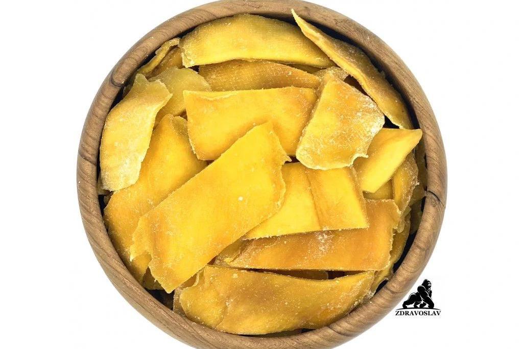 Zdravoslav Mango sušené bez cukru KOUSKY 3x500 g +