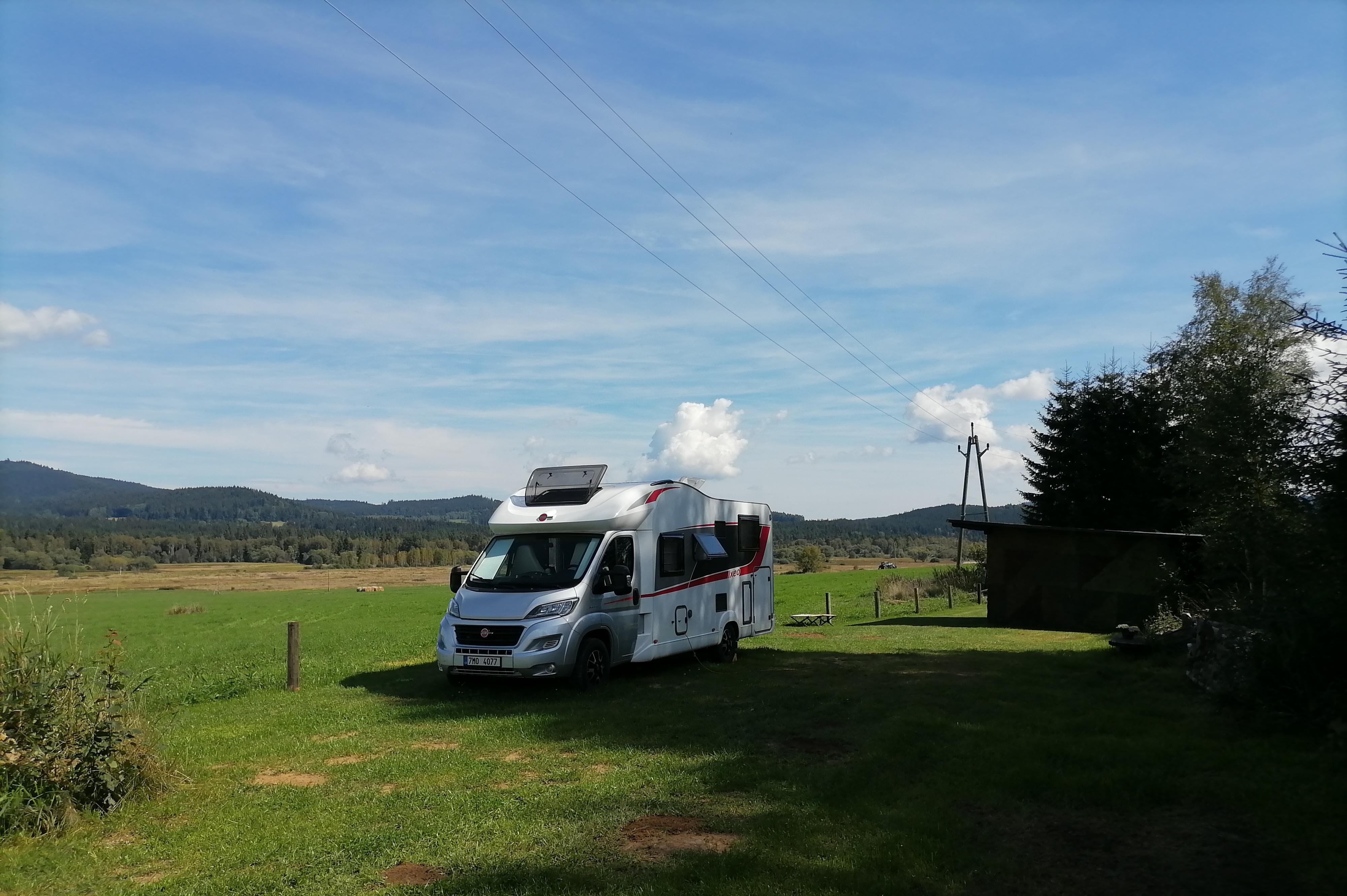 Stellplatz Dobrá na Šumavě