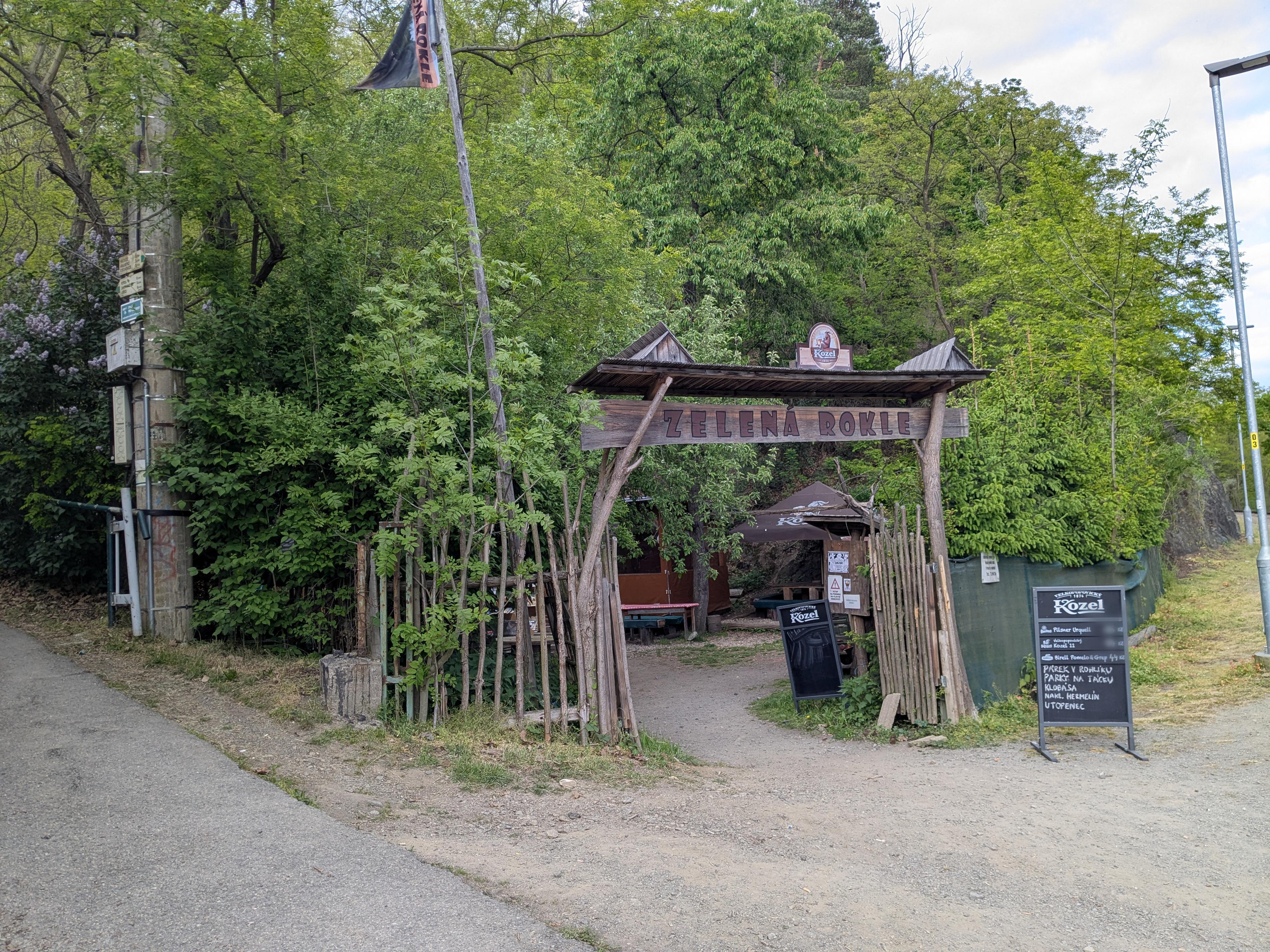 Občerstvení Zelená rokle
