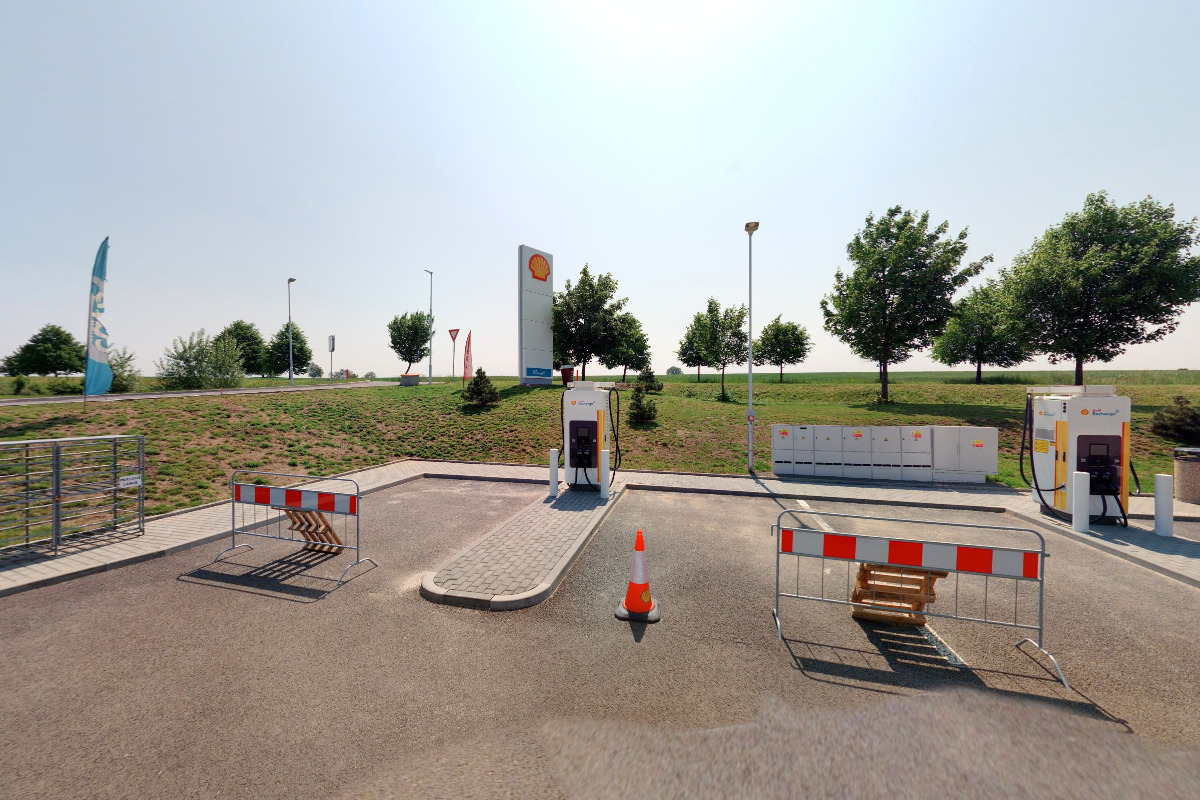 Nabíjecí stanice Shell