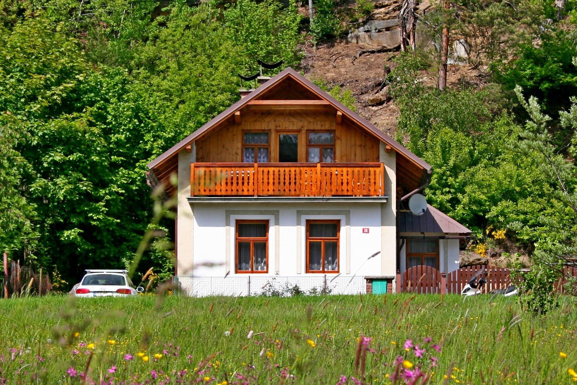 Chalupa Branžež Komárovský rybník