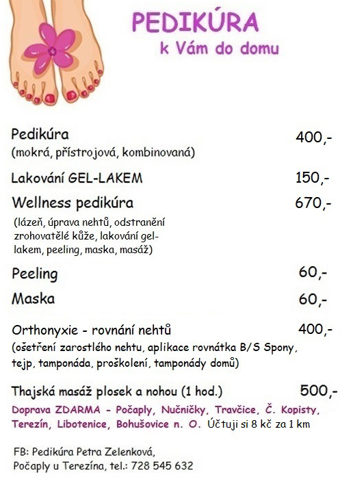 Pedikúra Petra Zelenková foto 3