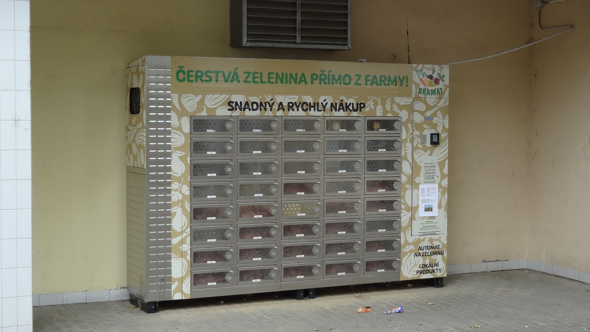 Bramat - automat na zeleninu