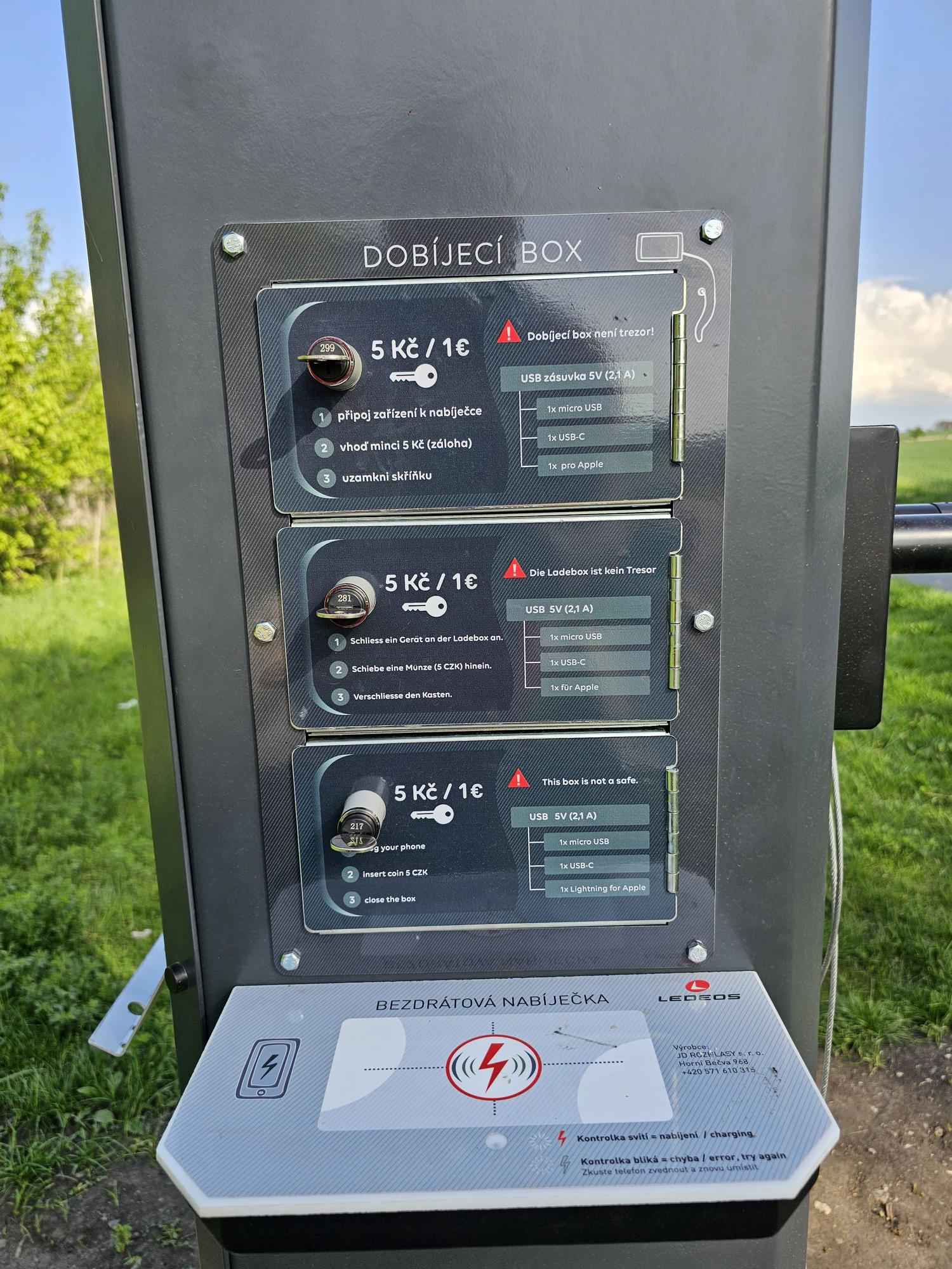 Dobíjecí stanice pro elektrokola Březí foto 4