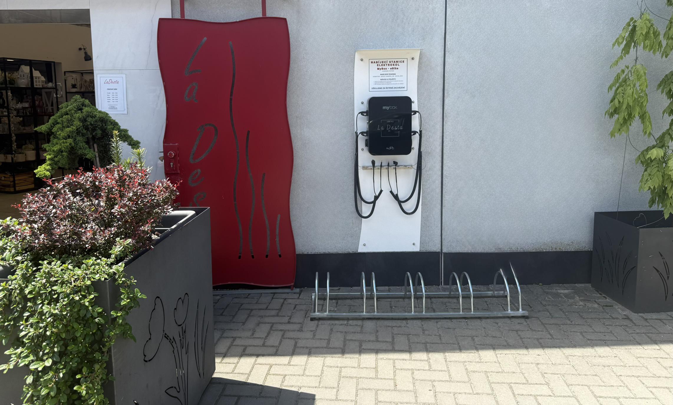 Dobíjecí stanice pro elektrokola