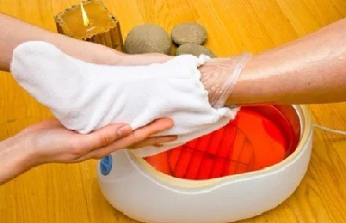 Parafínový zábal s masáži