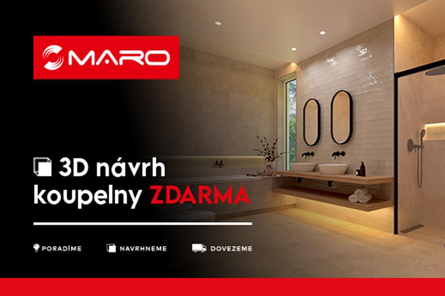 3D návrh koupelny ZDARMA