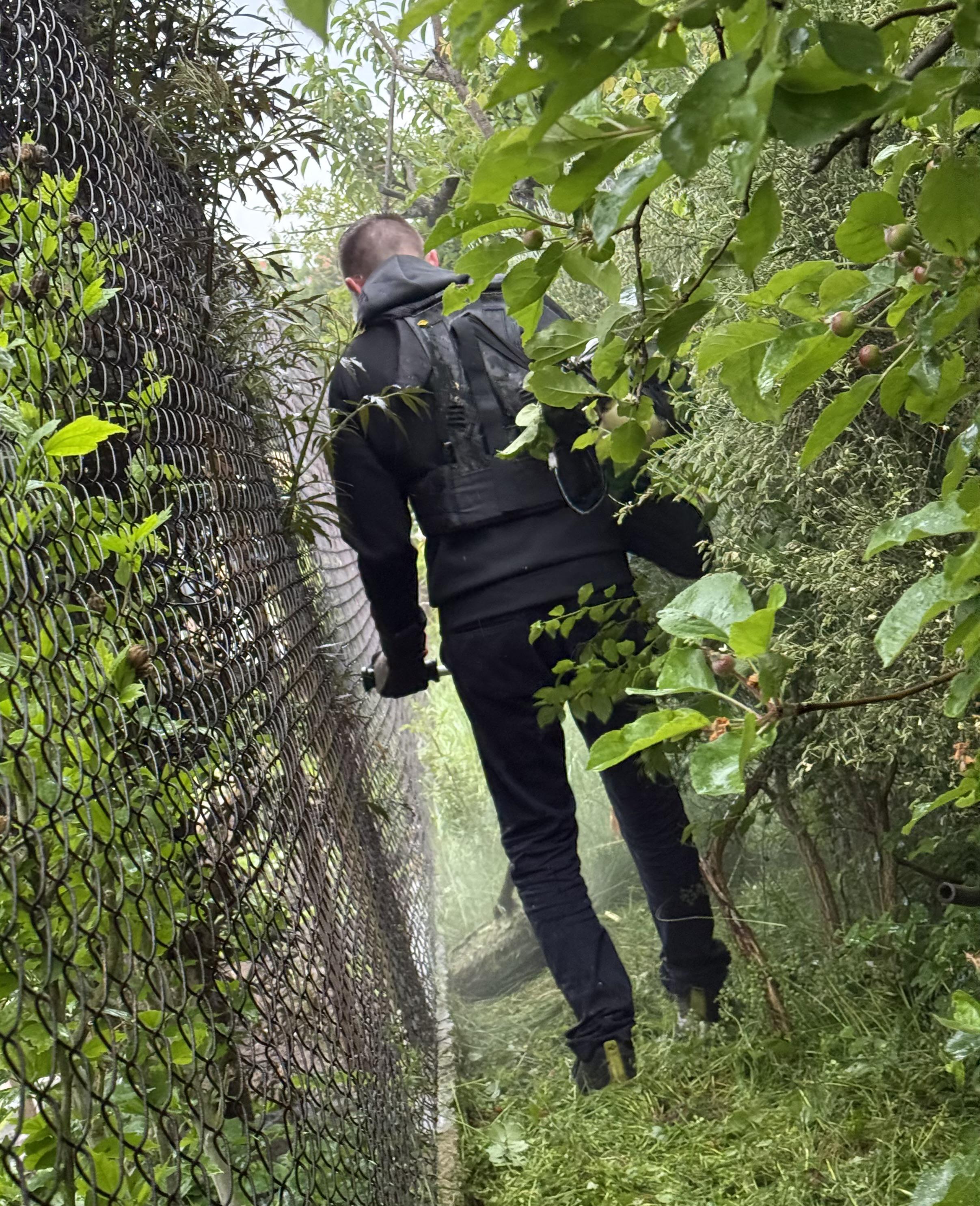 Sekání trávy Jan Laurin foto 2