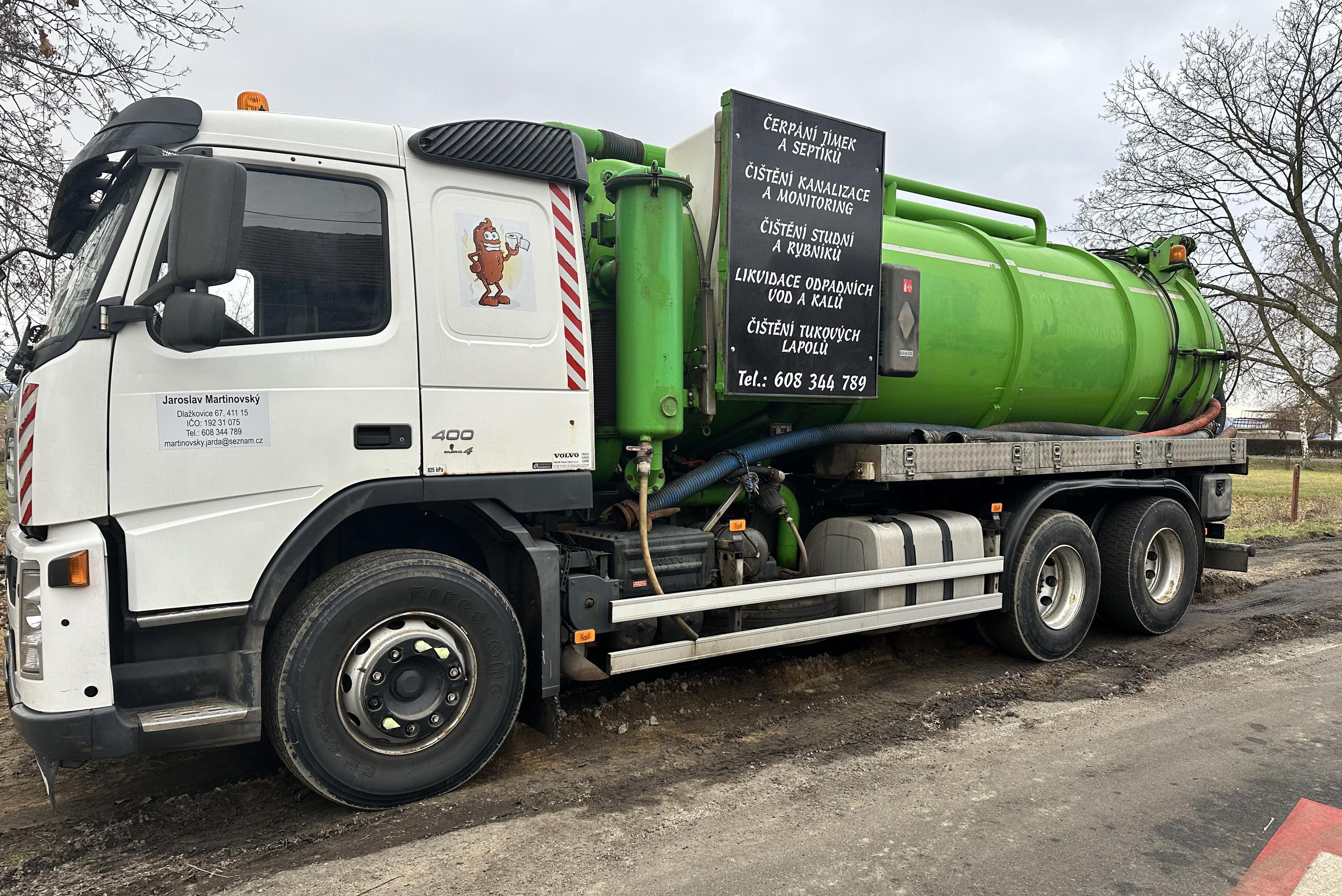 Vývoz jímek, septiků a žump - Jaroslav Martinovský