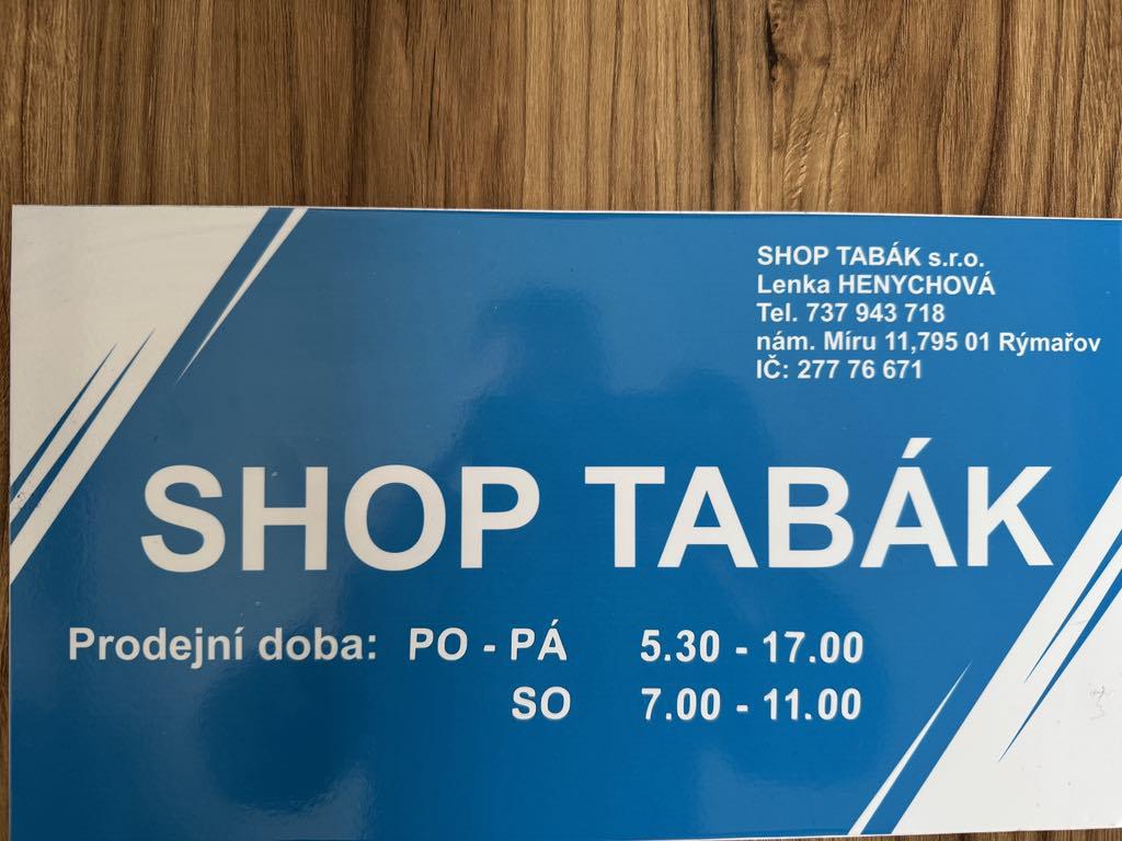 SHOP TABÁK s.r.o. foto 2