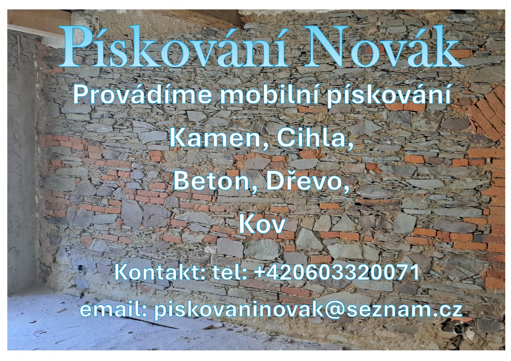 Mobilní pískování Novák foto 2