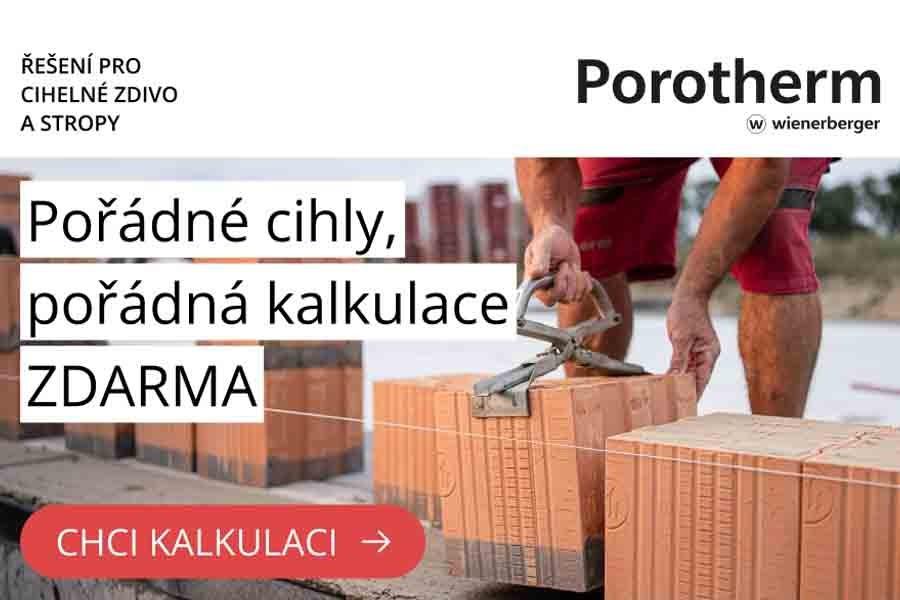 Kalkulace zdiva Porotherm zdarma.