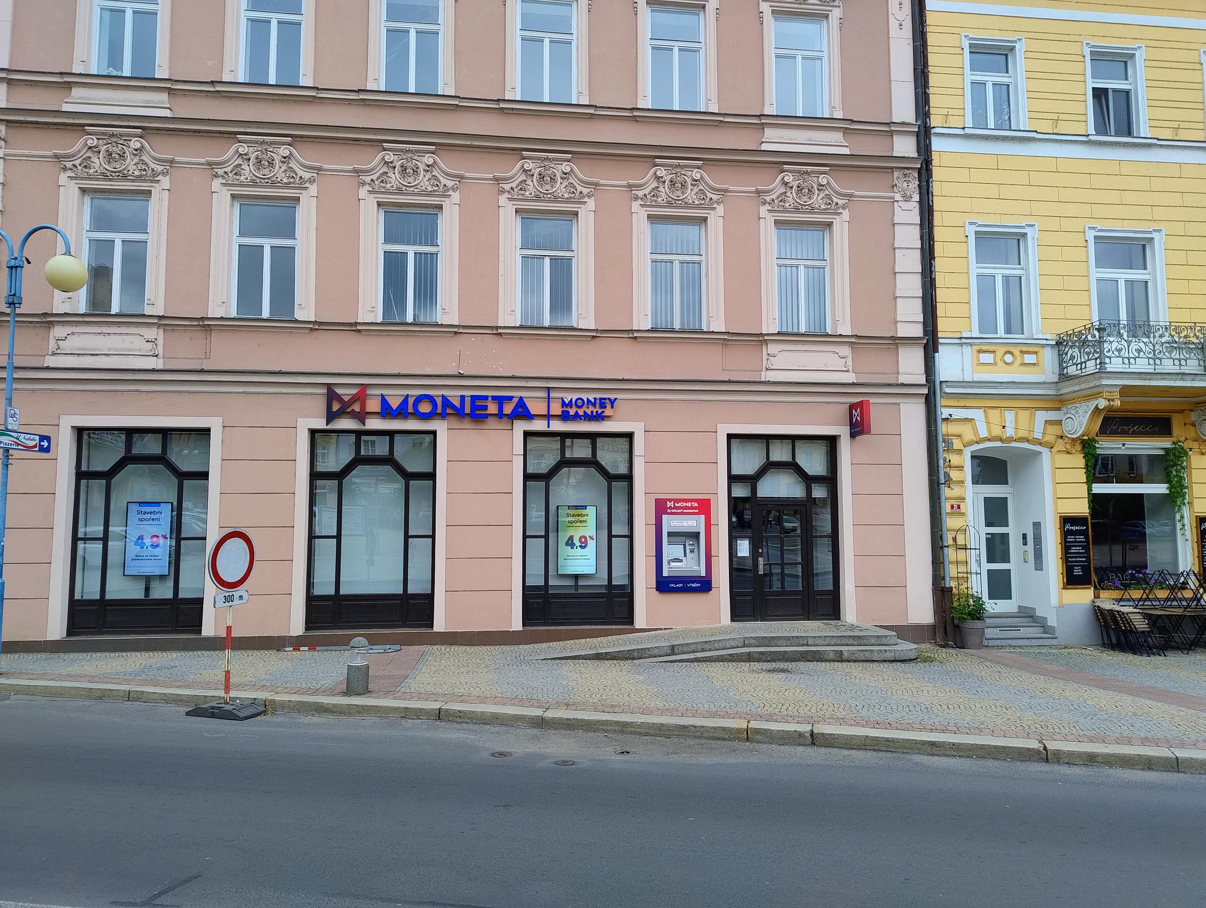 Bankomat MONETA Money Bank vkladový