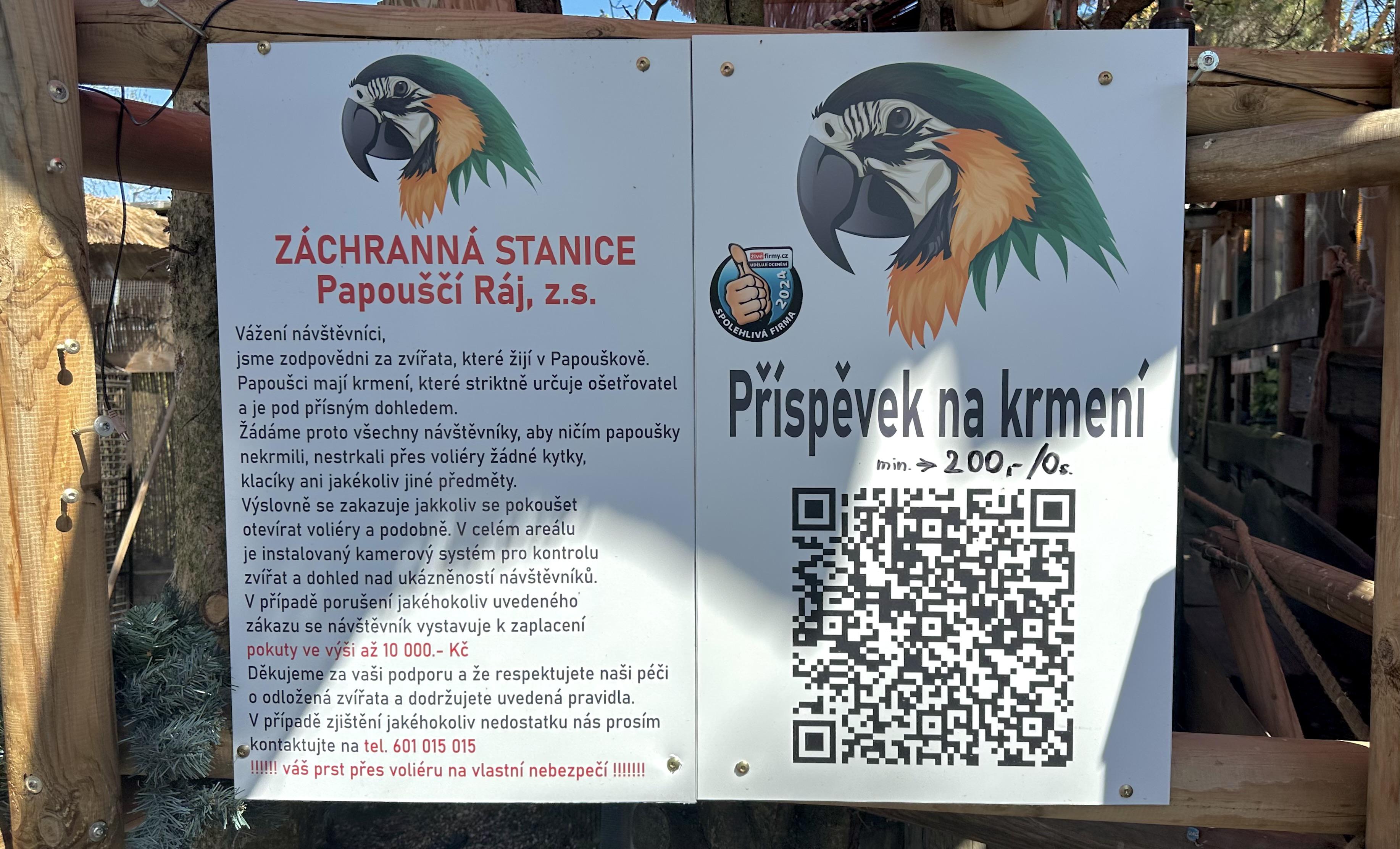 Záchranná stanice PAPOUŠČÍ RÁJ foto 6