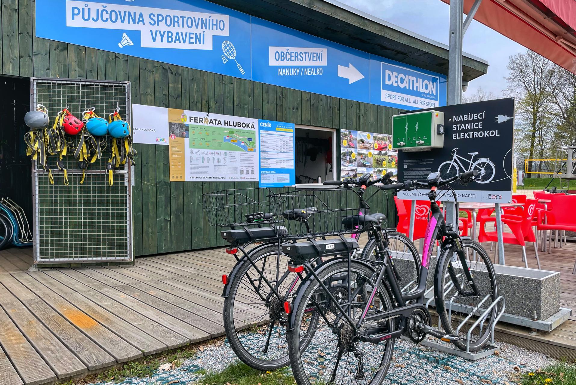 Nabíjecí stanice Sportovně relaxační areál Hluboká nad Vltavou