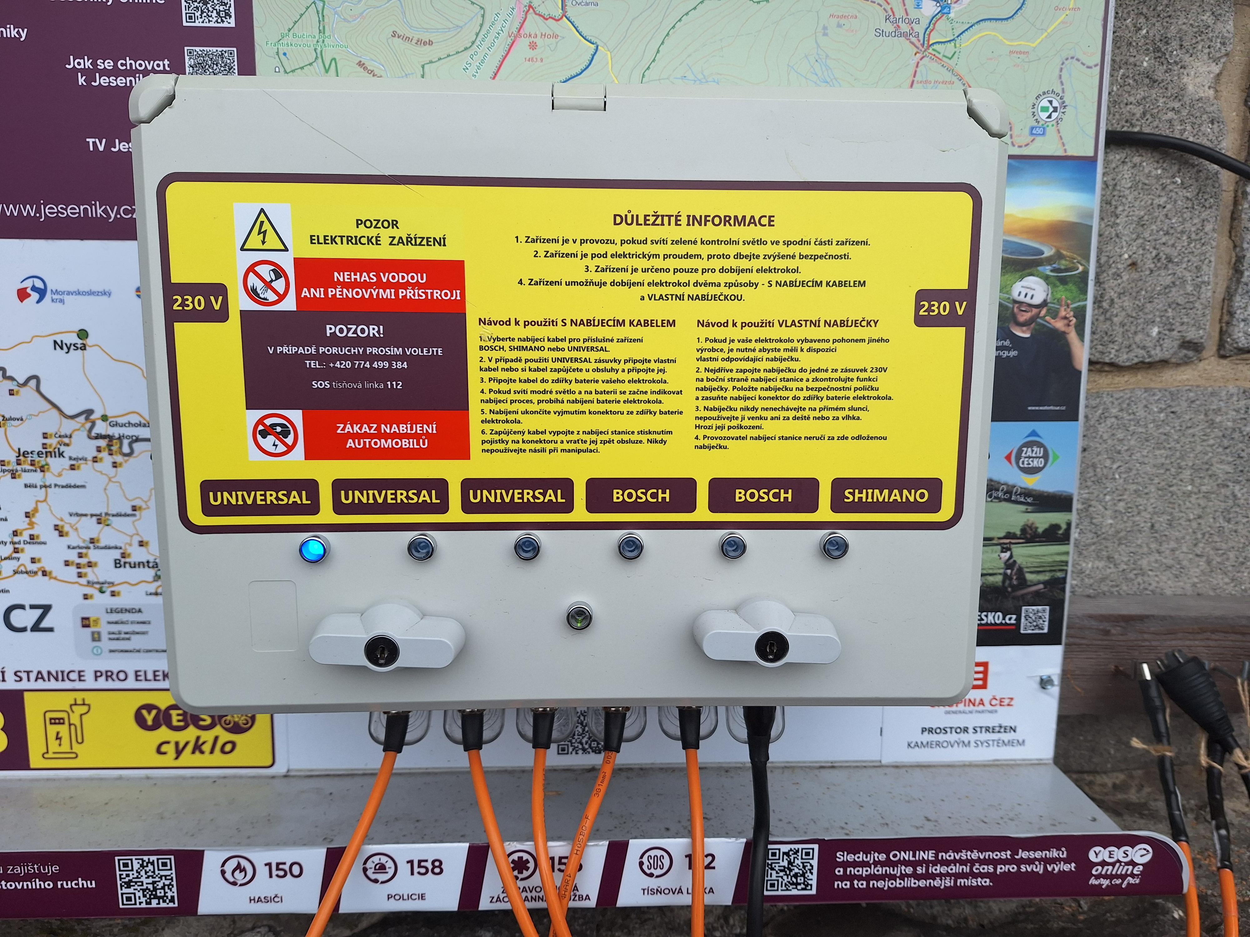 Nabíjecí stanice Hotel Praděd vysílač foto 5