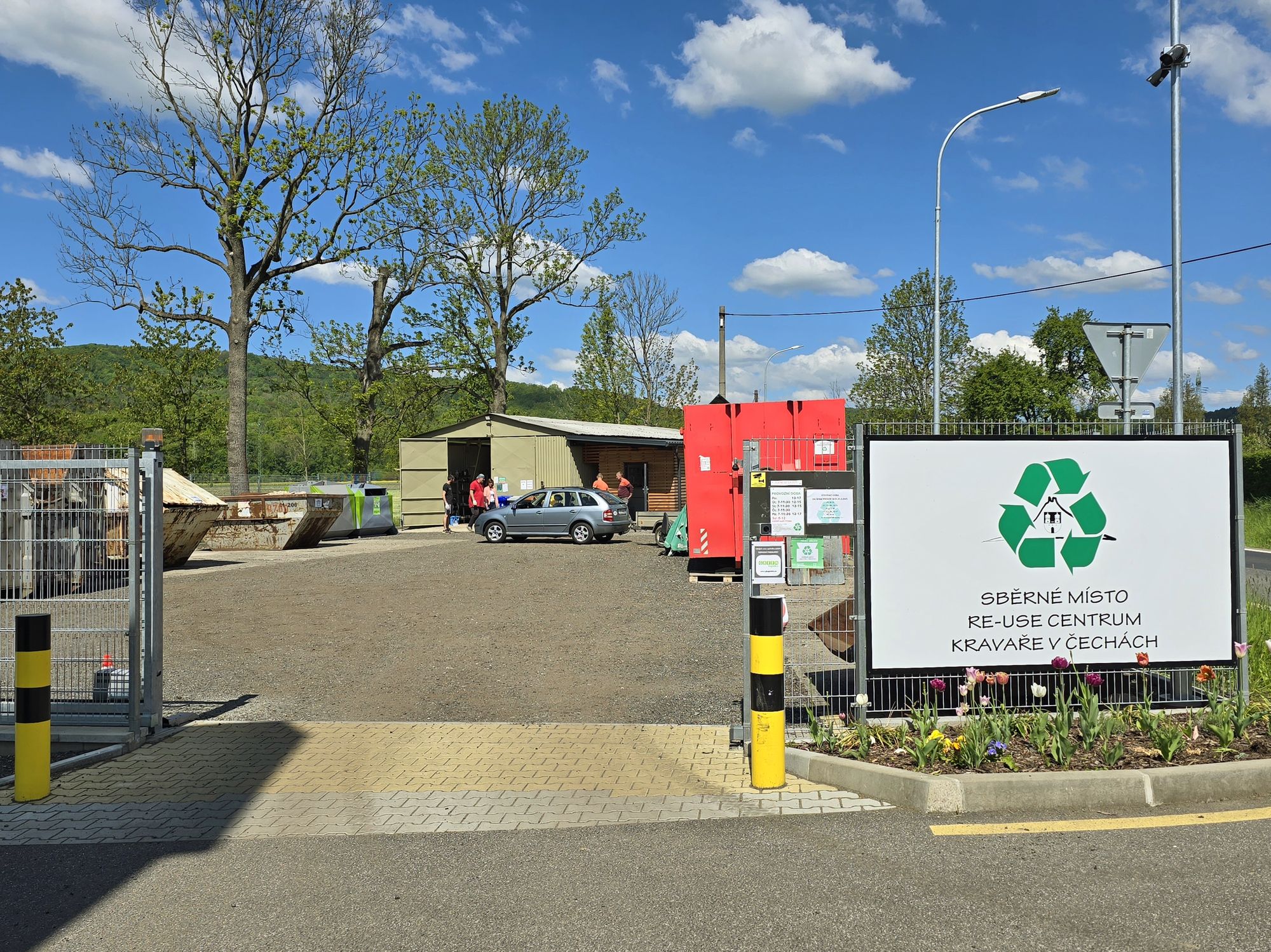 Sběrné místo a re-use centrum Kravaře