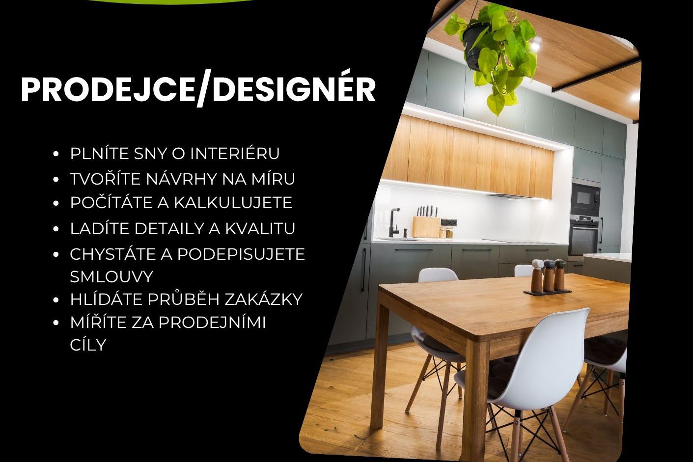 Hledáme posilu do týmu na pozici Prodejce/designér