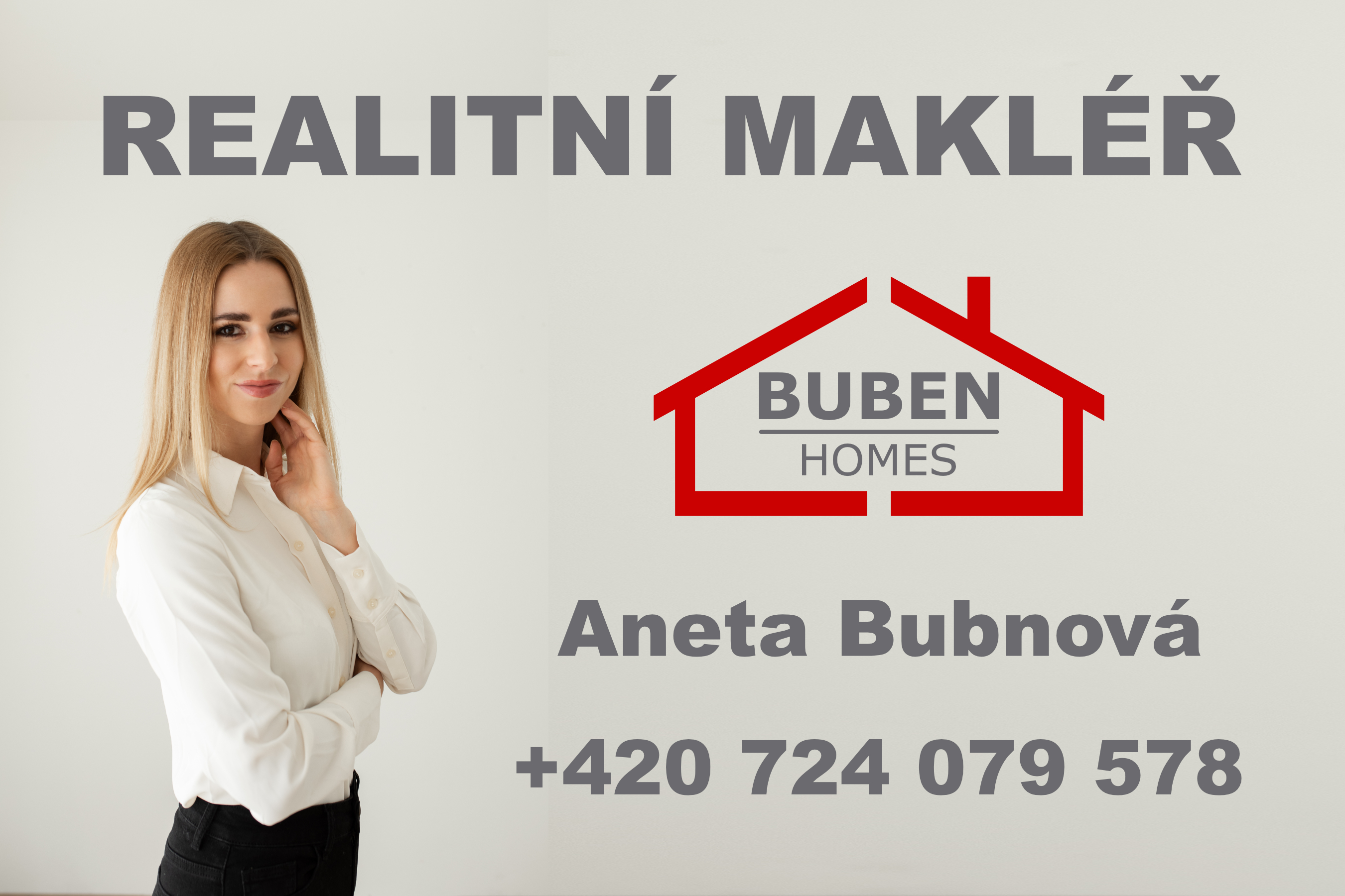 Realitní makléř - Aneta Bubnová