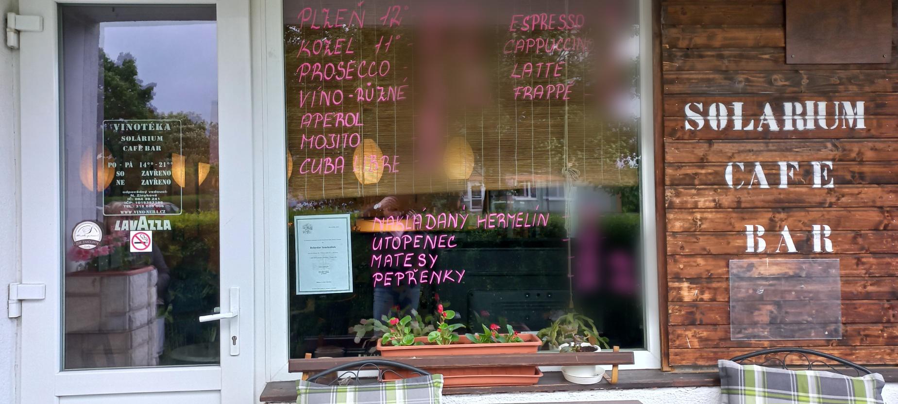 Vinárna, vinotéka, solárium Natálie Zinyková. foto 2