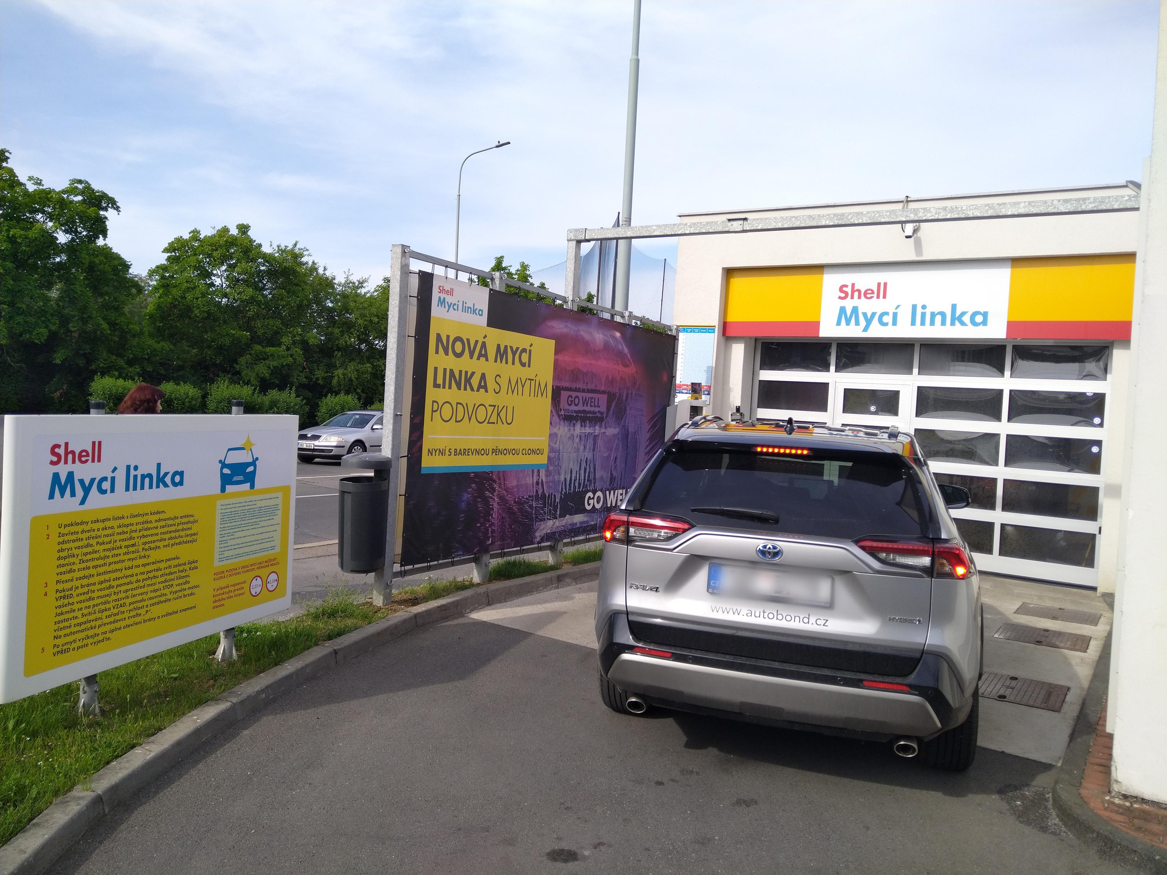 Automyčka Shell