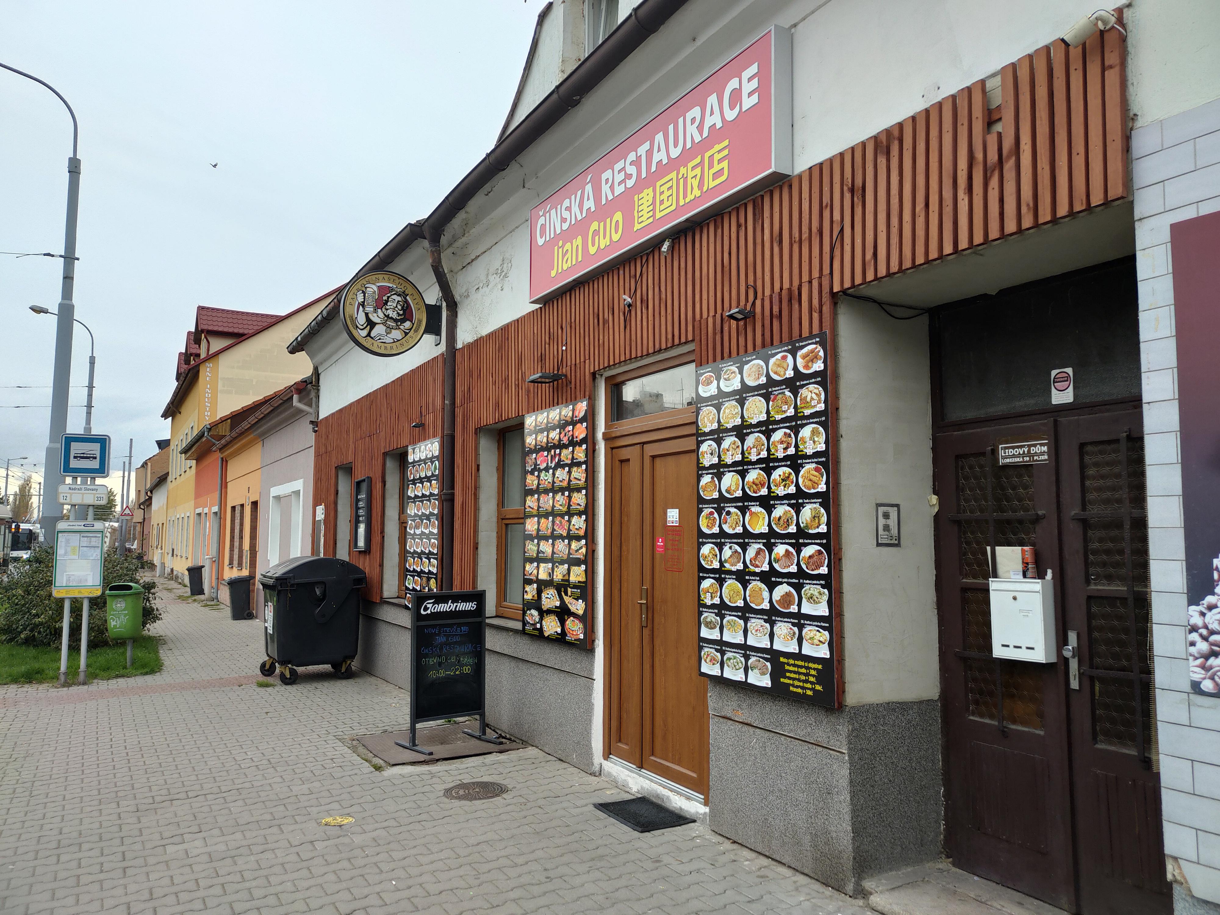 Čínská restaurace Jian Guo