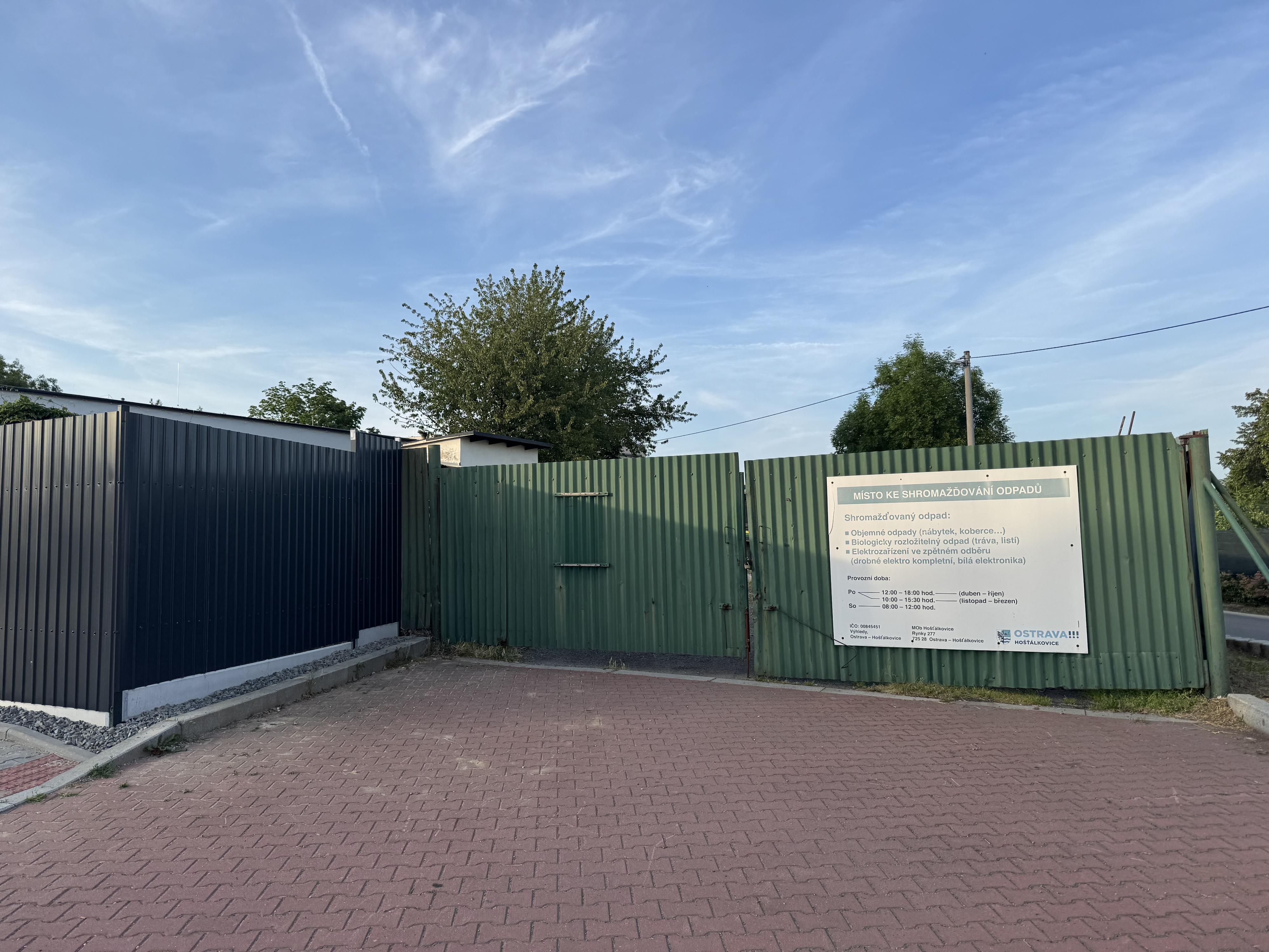 Sběrný dvůr Hošťálkovice