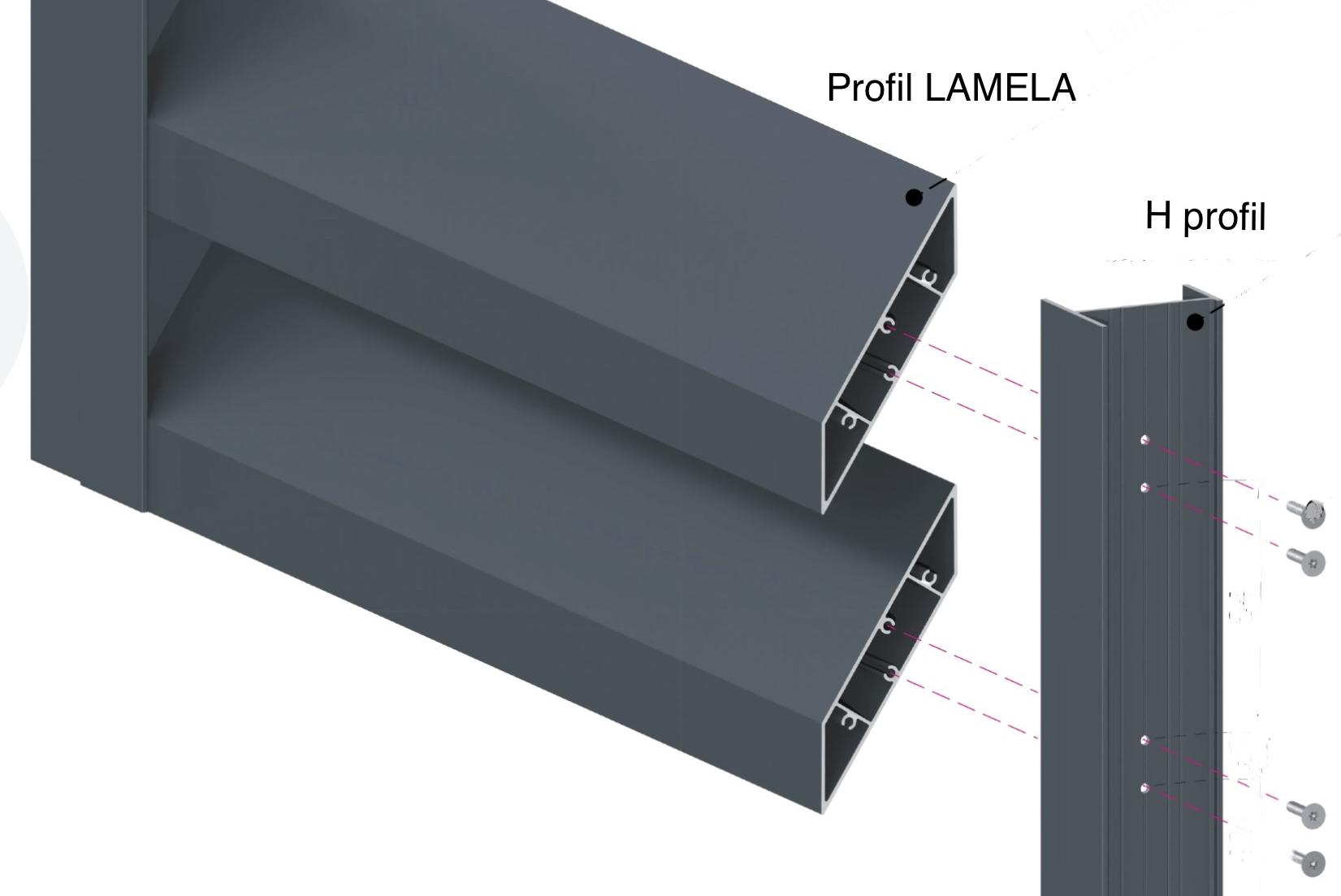 Hliníkové profily pro výrobu oplocení ,bran