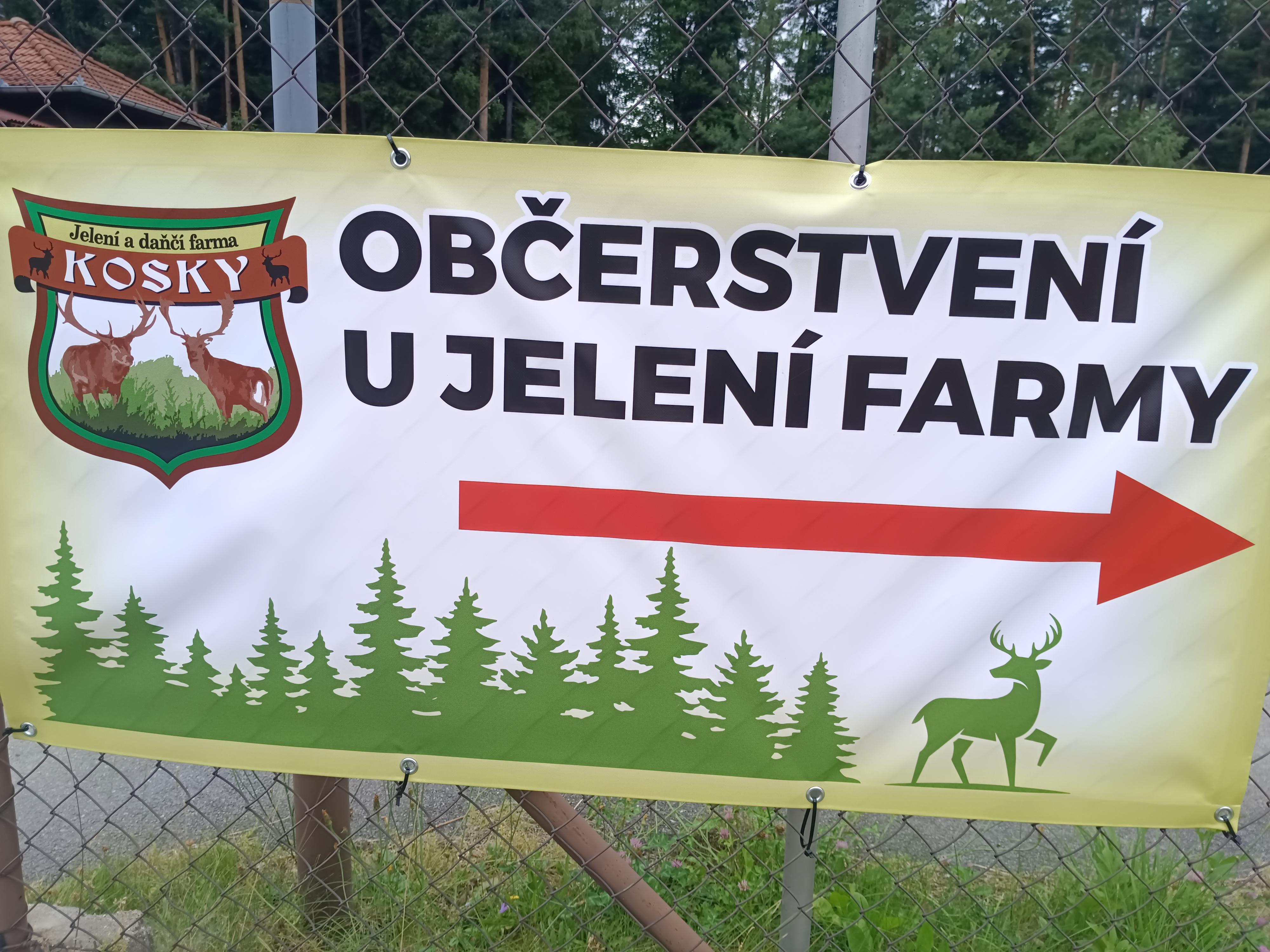 Občerstvení u jelení farmy foto 3