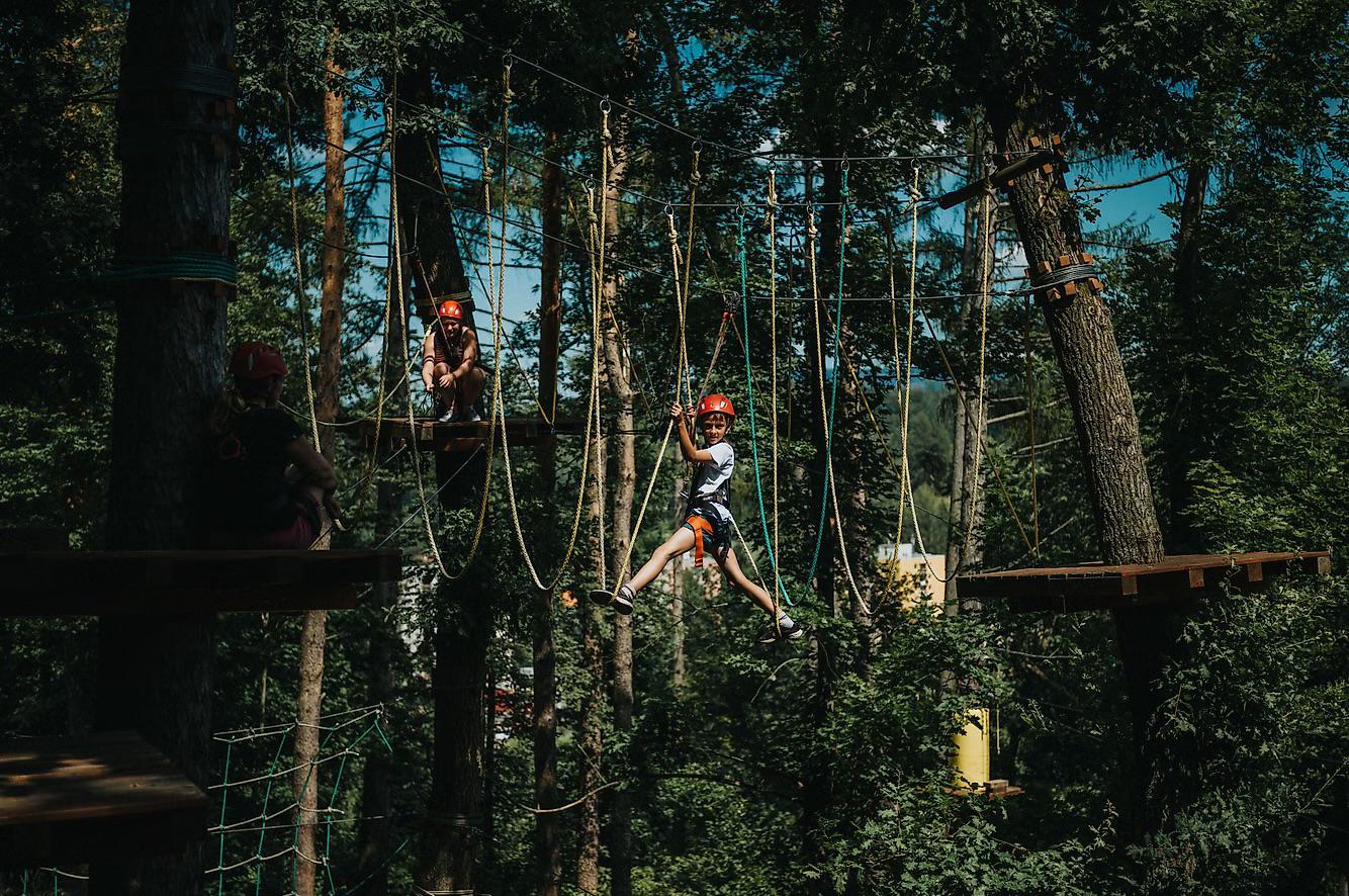 Hopstráda lanový park Náchod